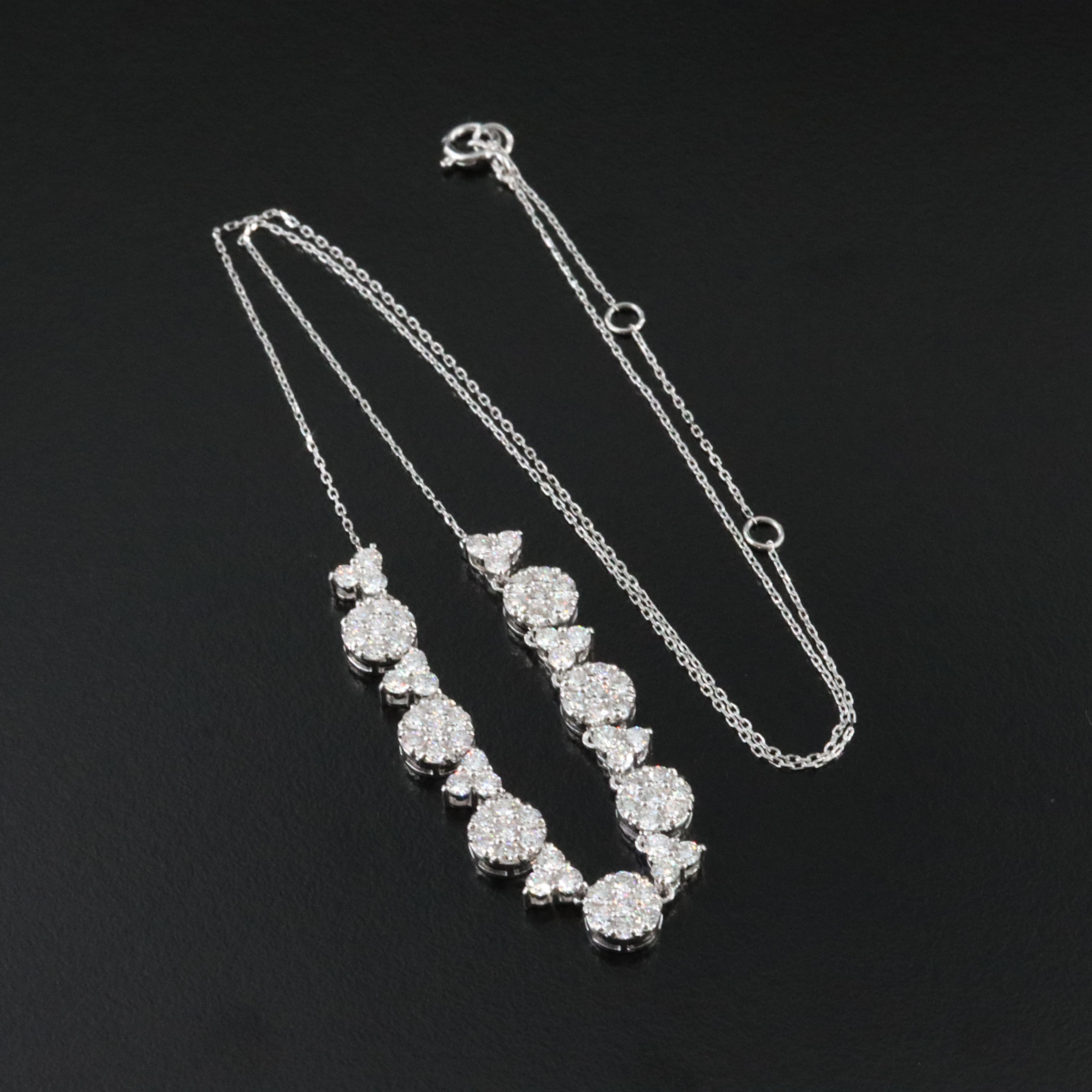 14K 2.10 CTW Lab Grown Diamond Necklace with IGI Jewelry Report