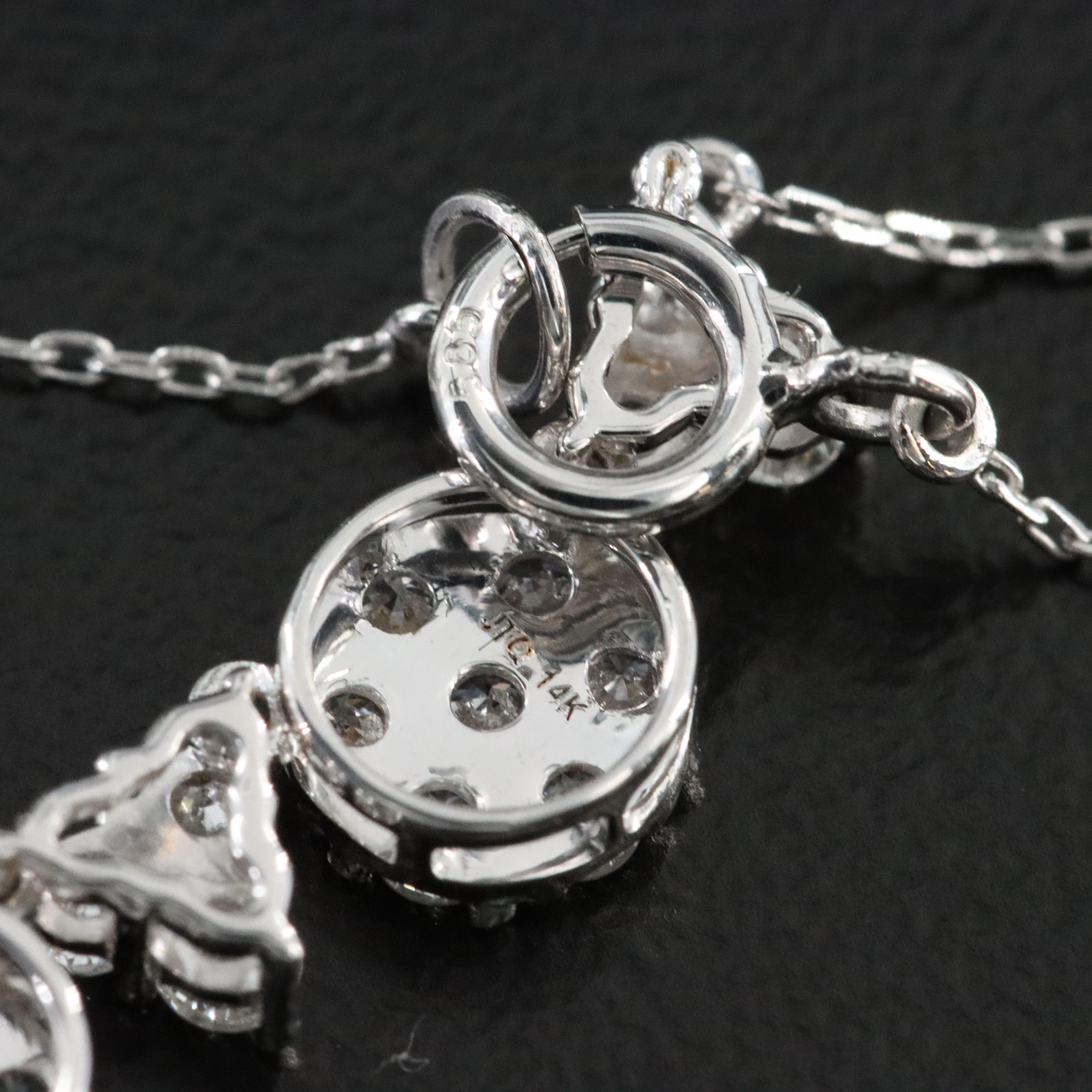 14K 2.10 CTW Lab Grown Diamond Necklace with IGI Jewelry Report