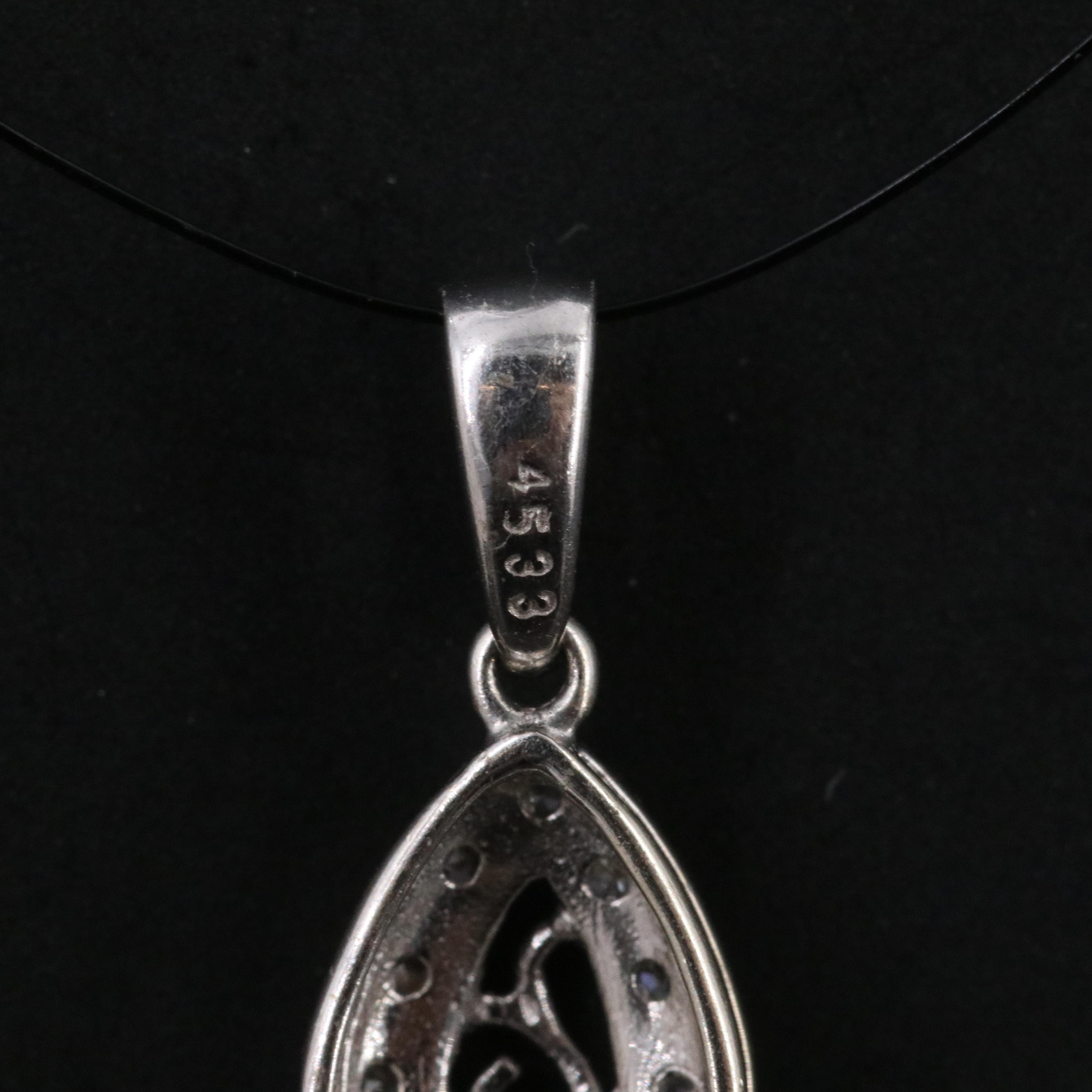 10K 0.25 CTW Diamond Cross Pendant Necklace