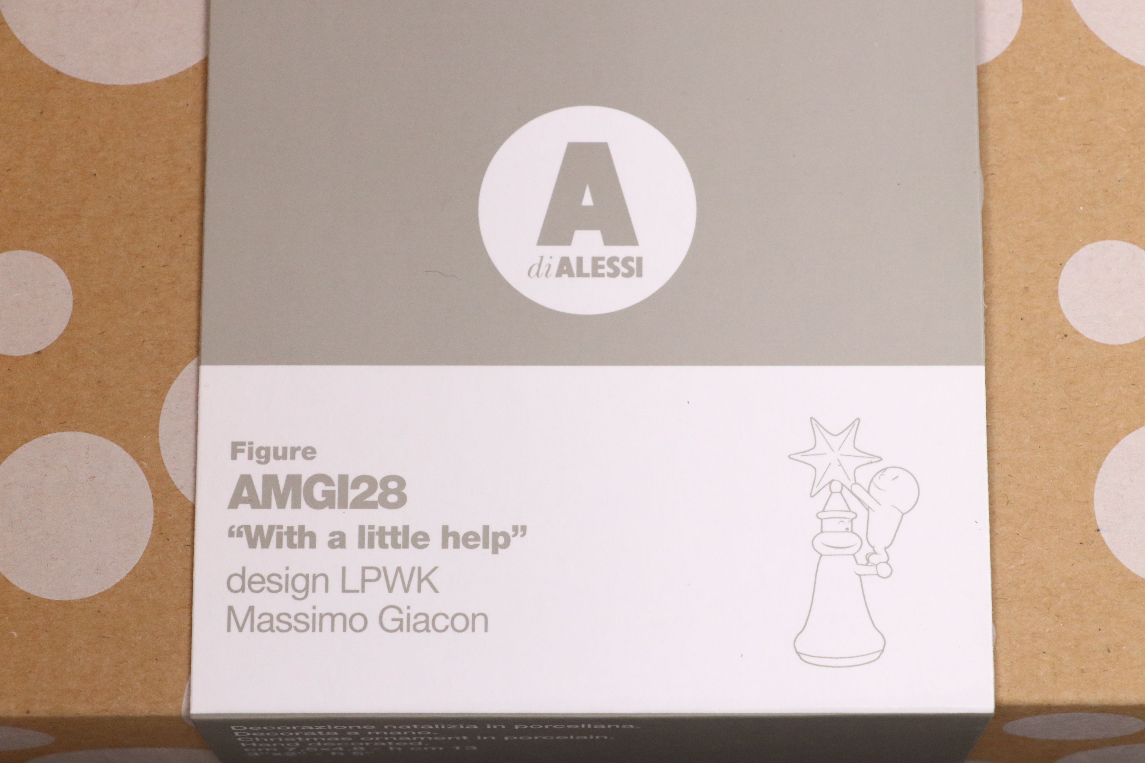 di Alessi "Let it Snow" Biscuit Jar with Other Christmas-Themed Serving Pieces