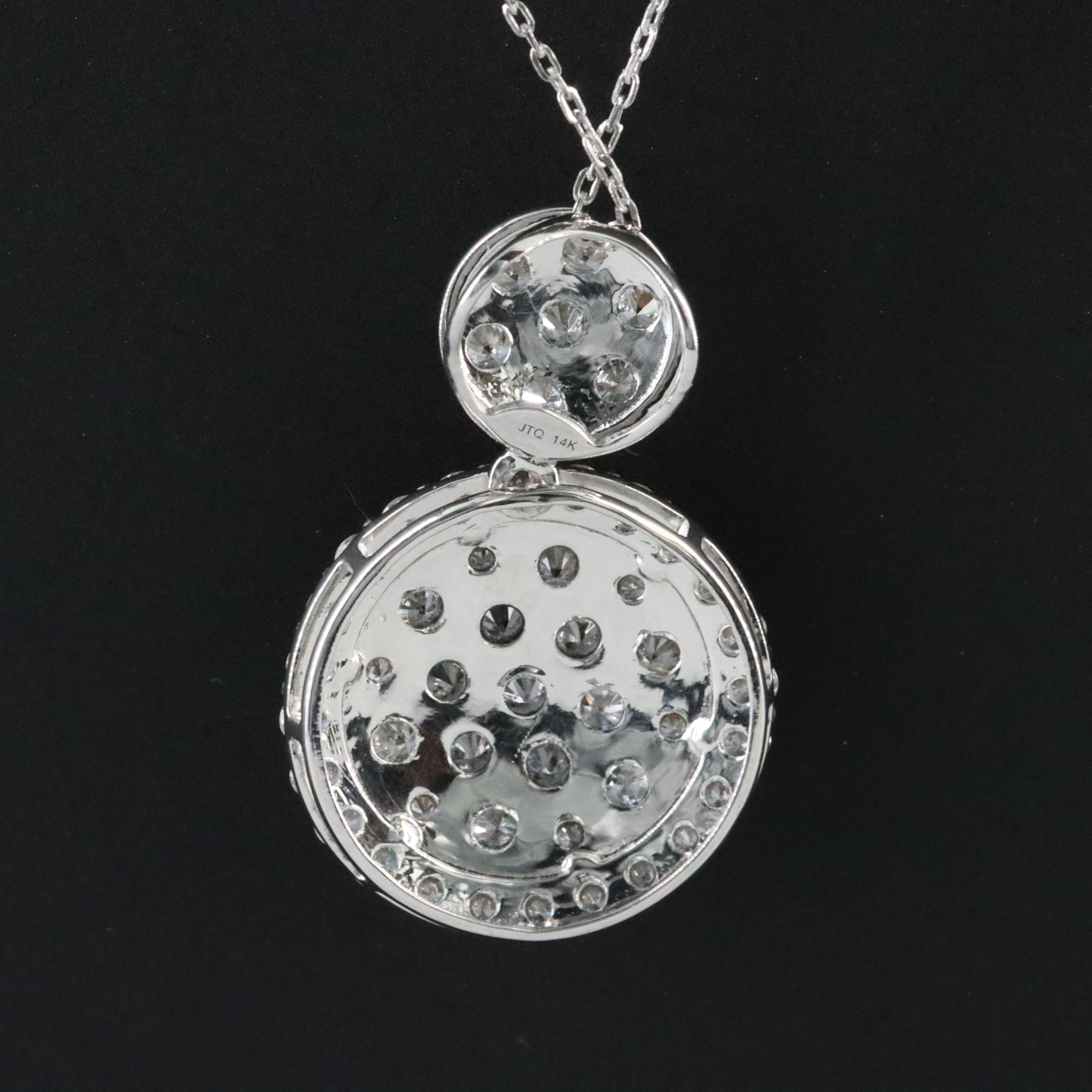 14K 2.25 CTW Lab Grown Diamond Necklace with IGI Jewelry Report