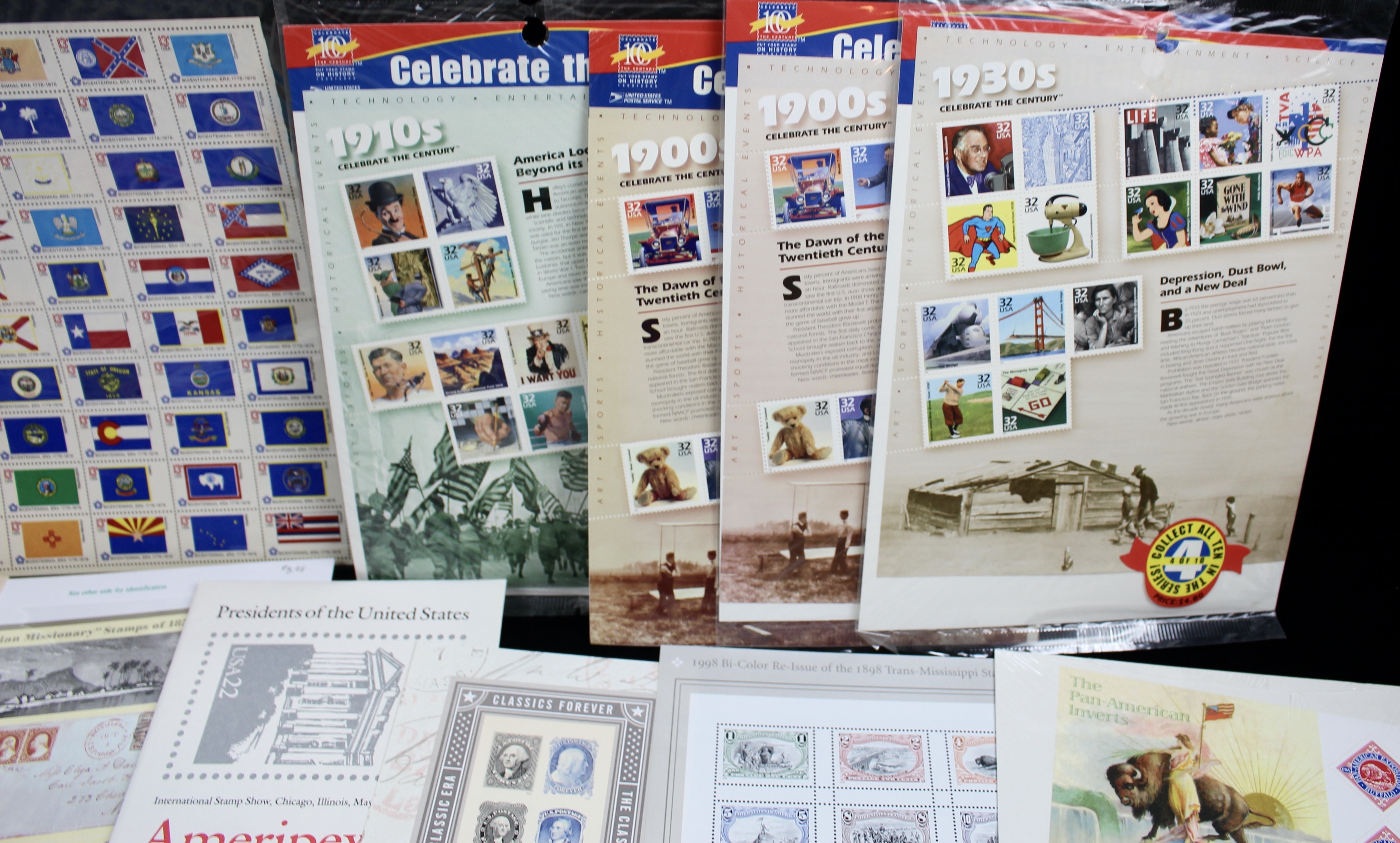 Postage Stamp Sheet Grouping