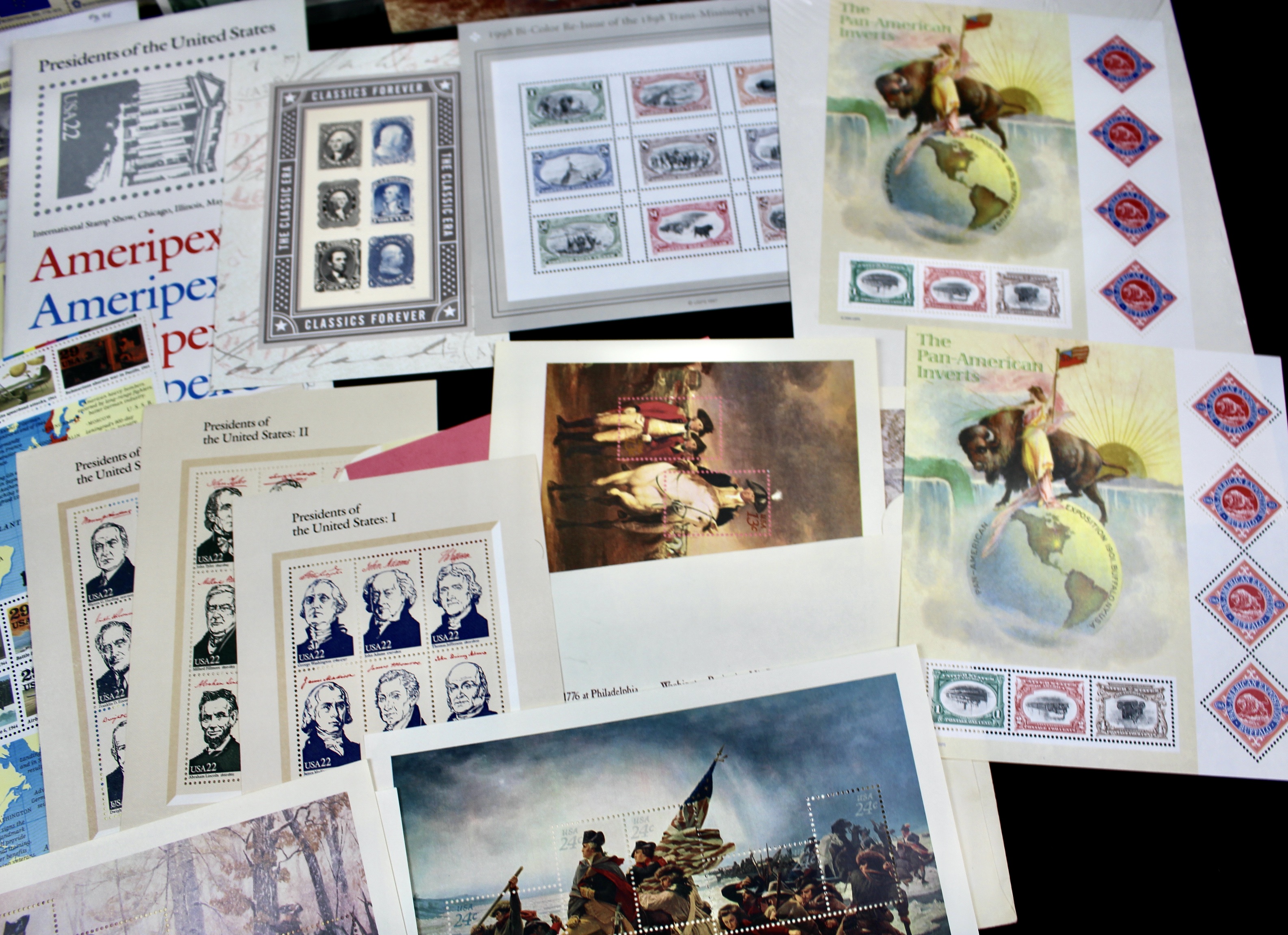 Postage Stamp Sheet Grouping