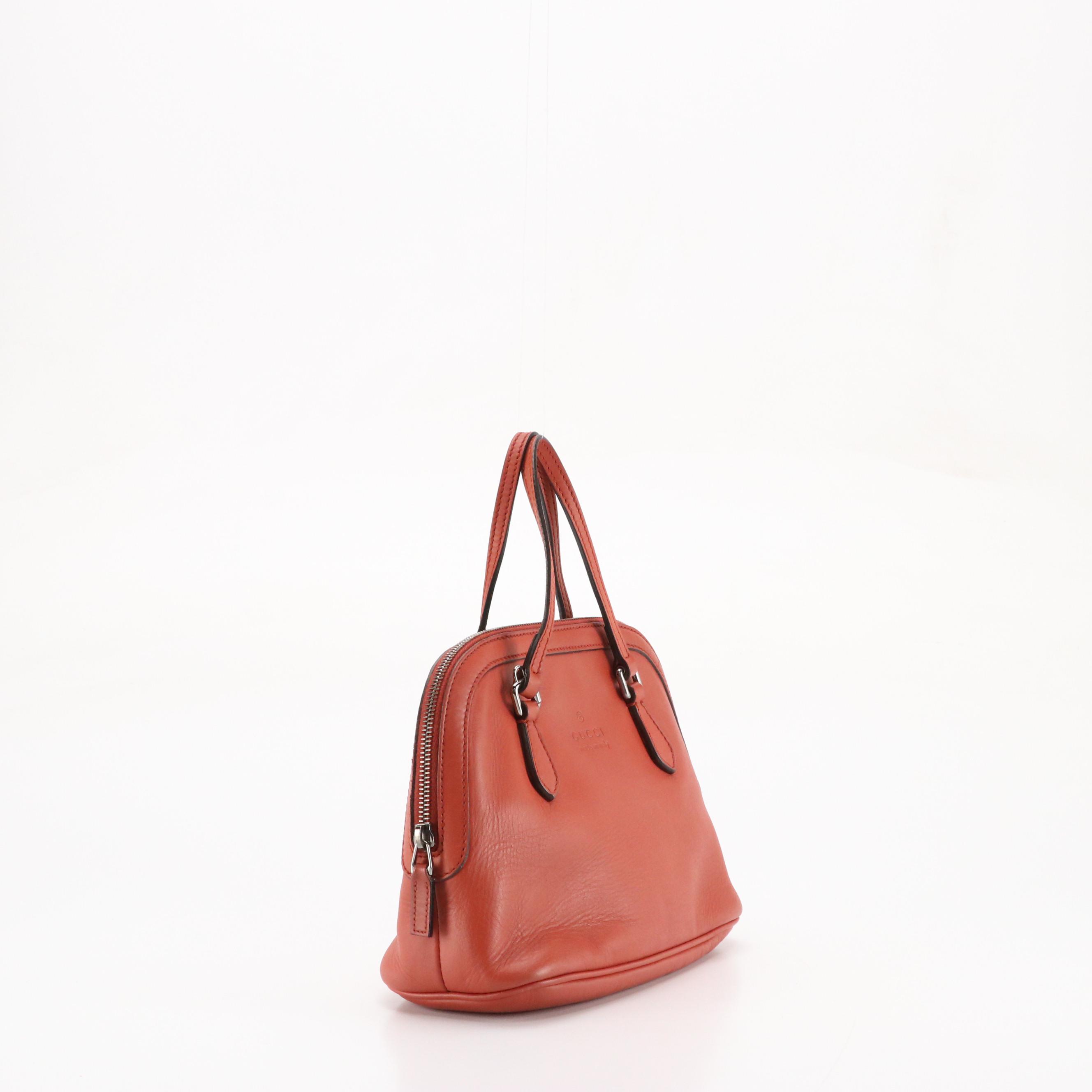 Gucci Mini Domed Two-Way Satchel in Calfskin Leather