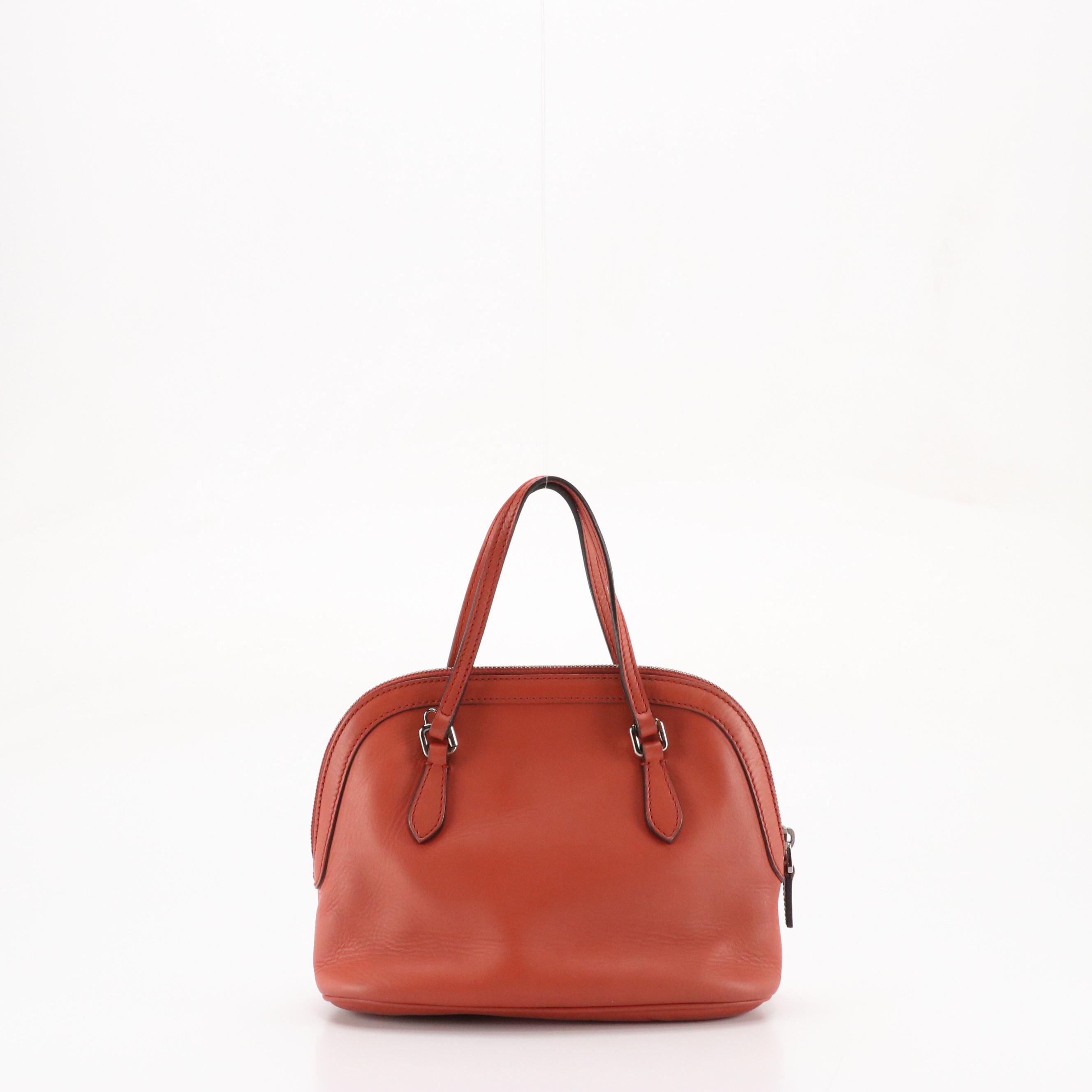 Gucci Mini Domed Two-Way Satchel in Calfskin Leather