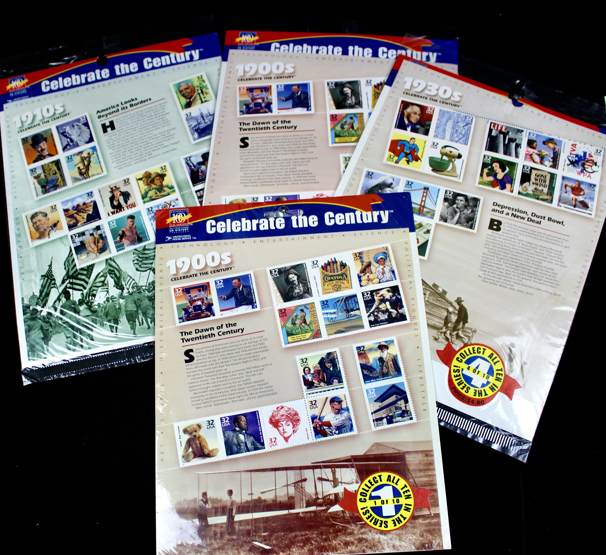 Postage Stamp Sheet Grouping