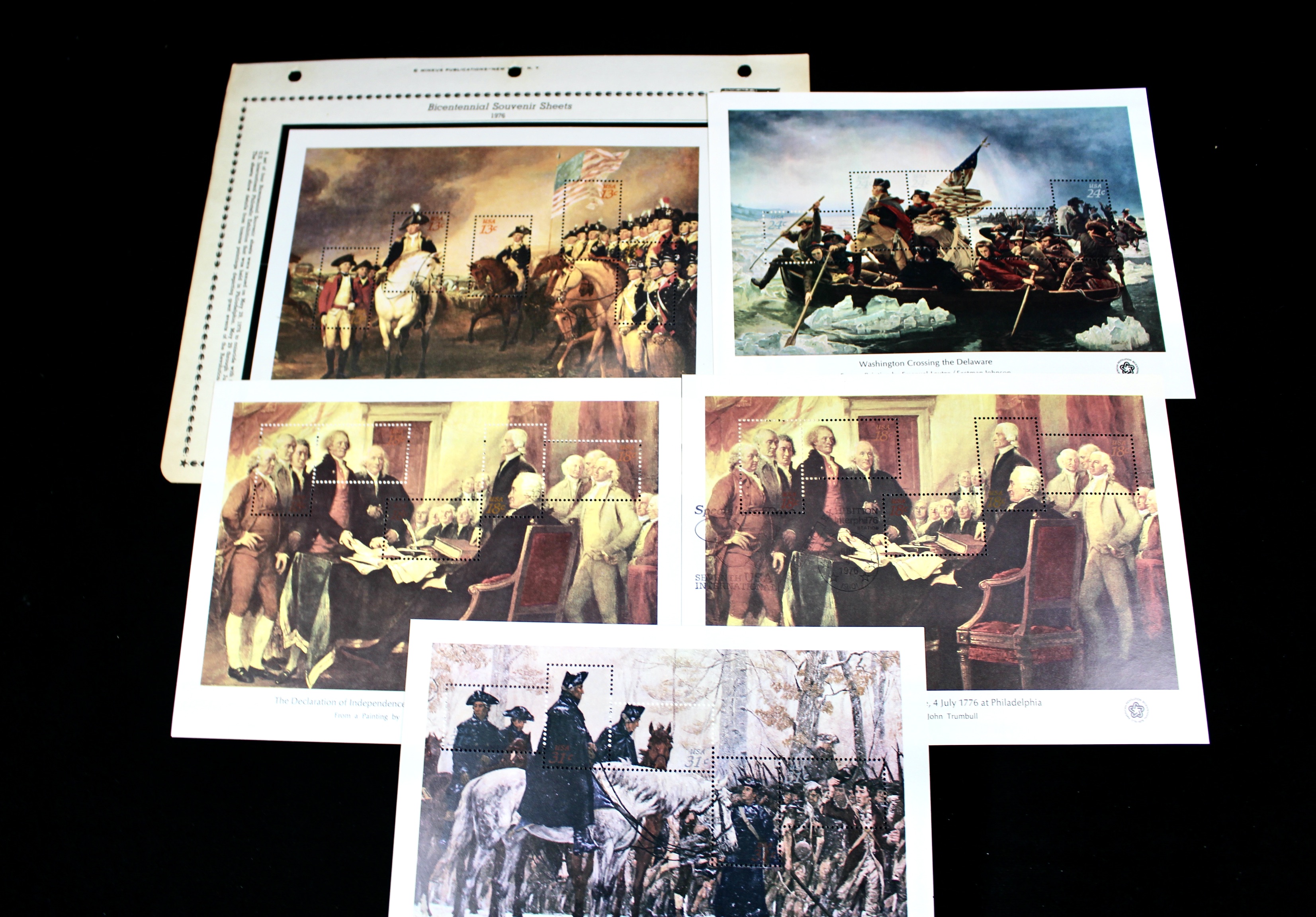 Postage Stamp Sheet Grouping