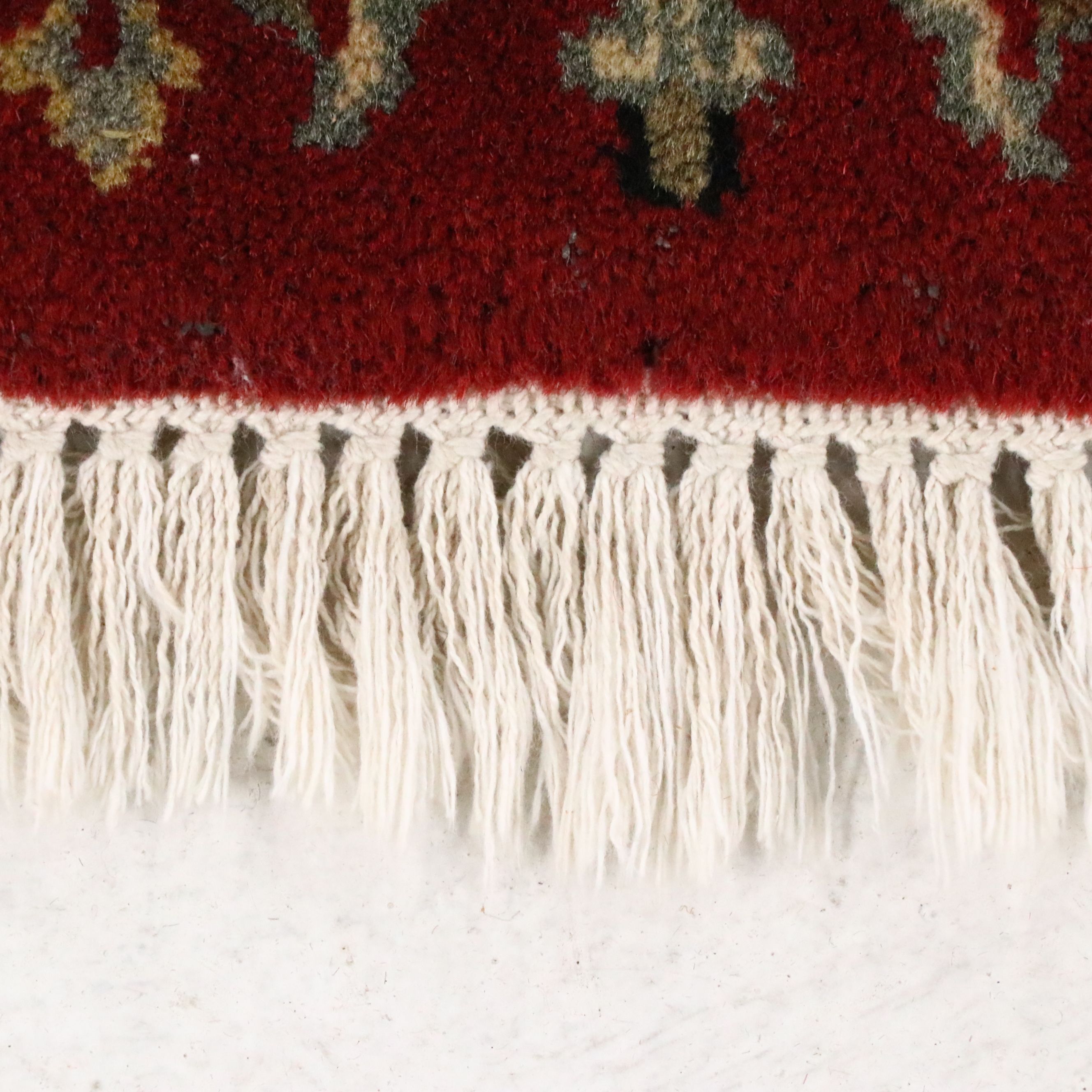 9' x 12'1 Hand-Knotted Indian Agra Room-Sized Rug