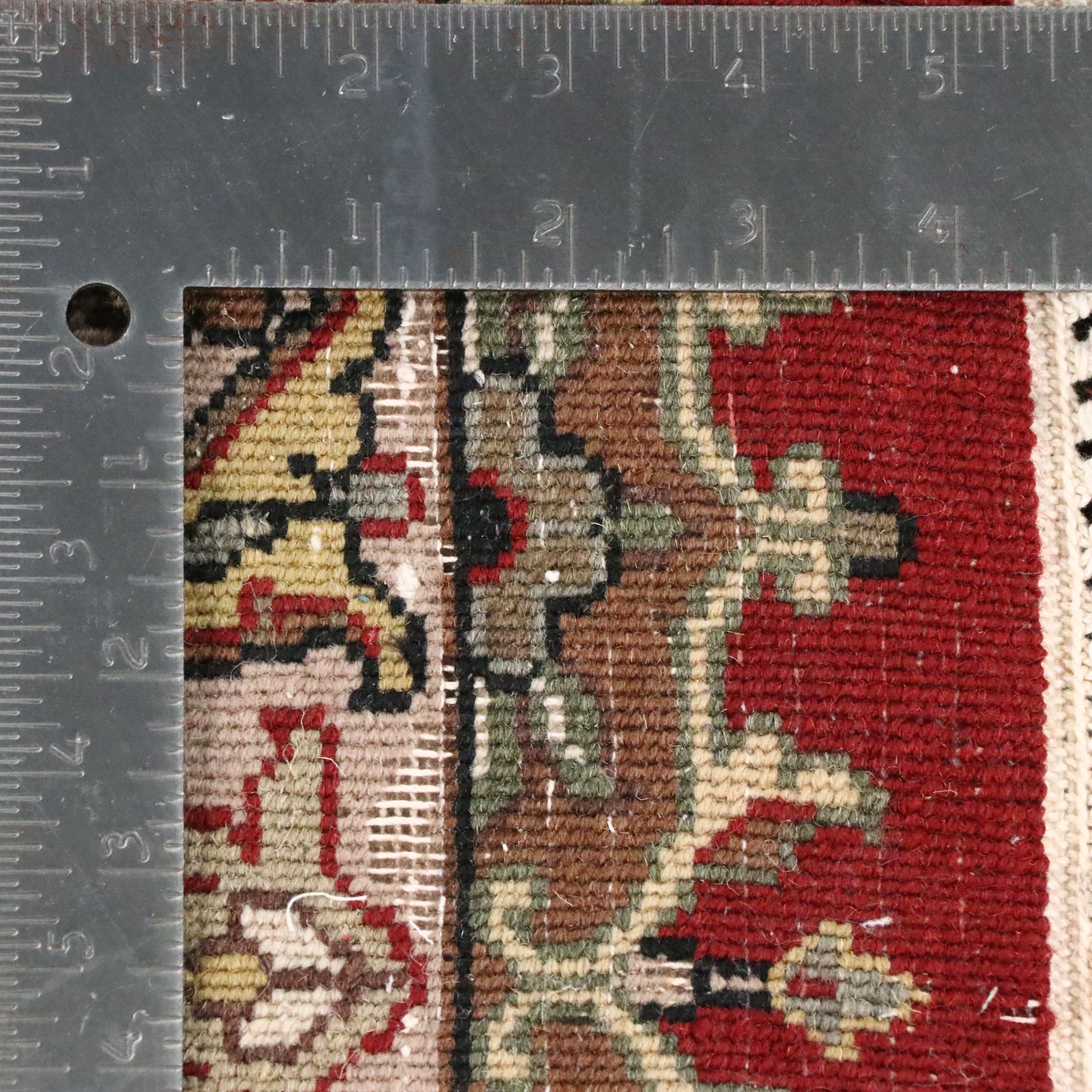 9' x 12'1 Hand-Knotted Indian Agra Room-Sized Rug