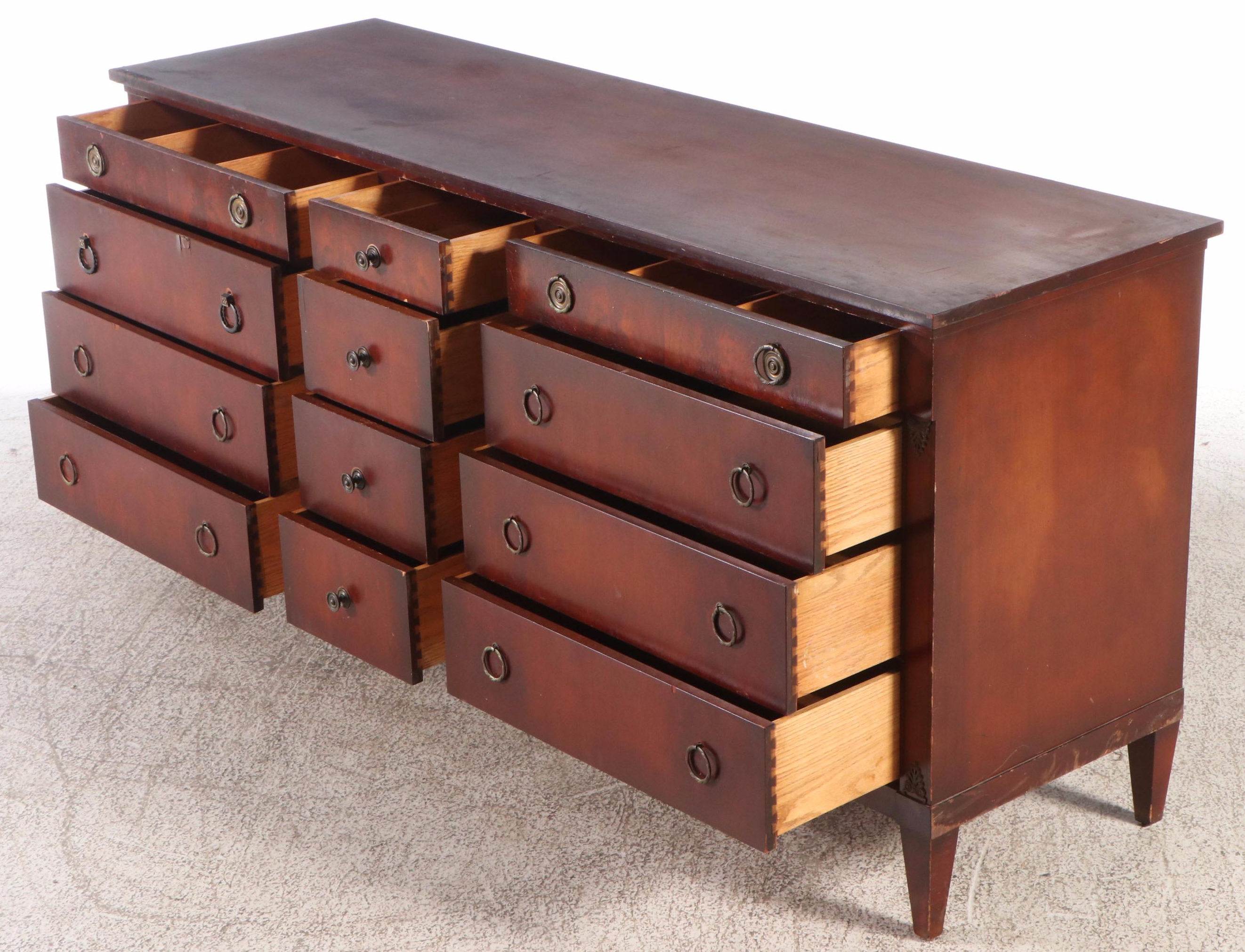 Biedermeier Style Mahogany Chest of Drawers