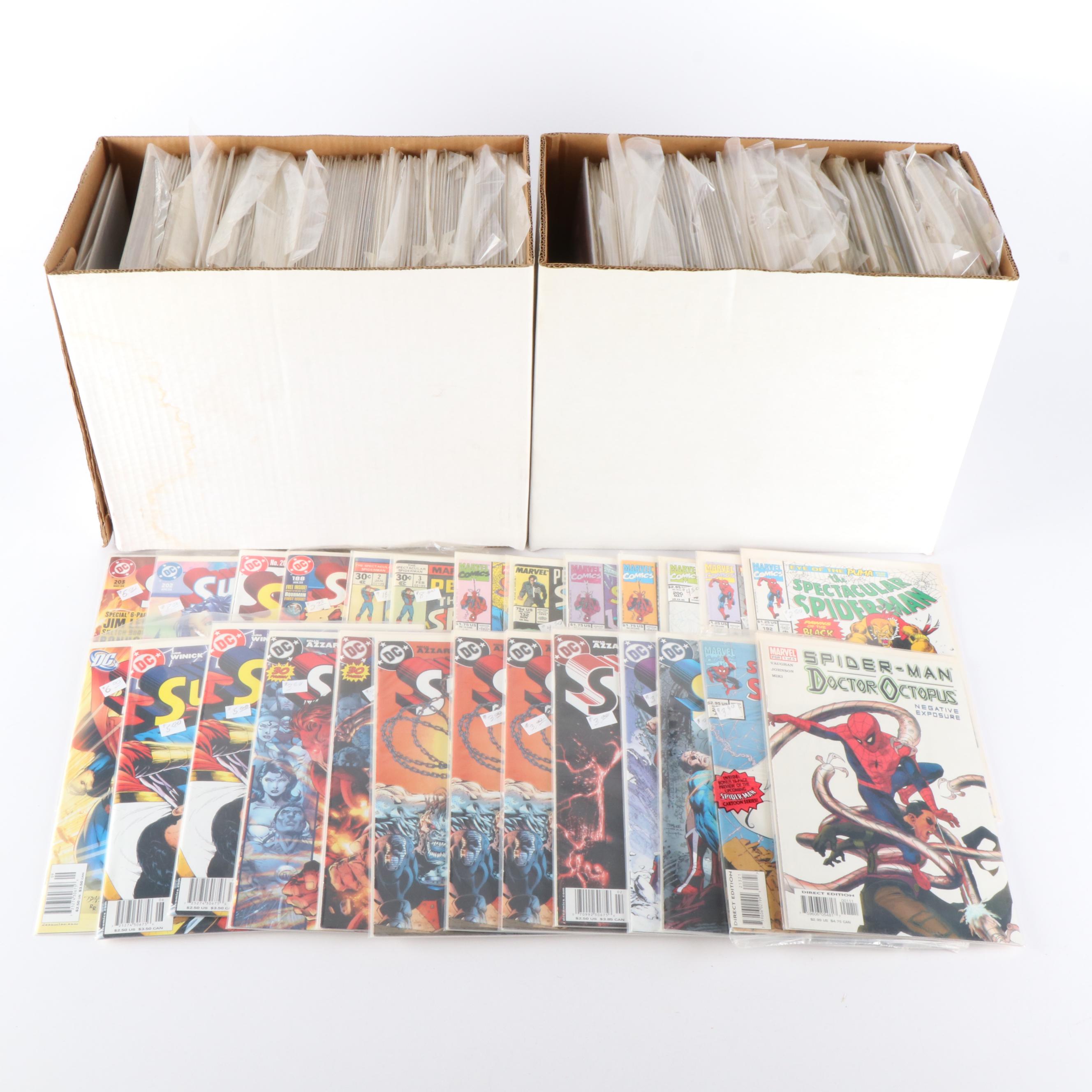 Bronze-Modern Age "Spider-Man" and "Superman" Comic Books