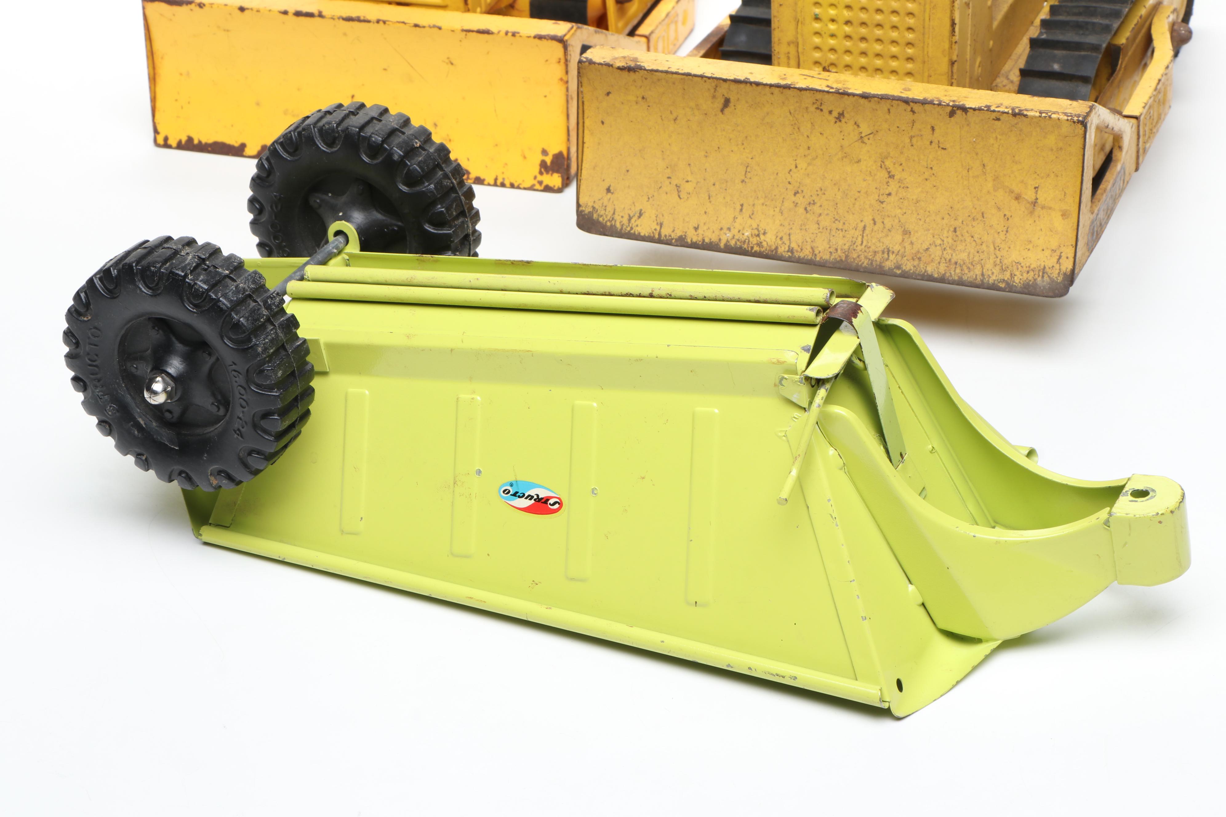 Nylint Diecast Bulldozers with Structo Earth Mover