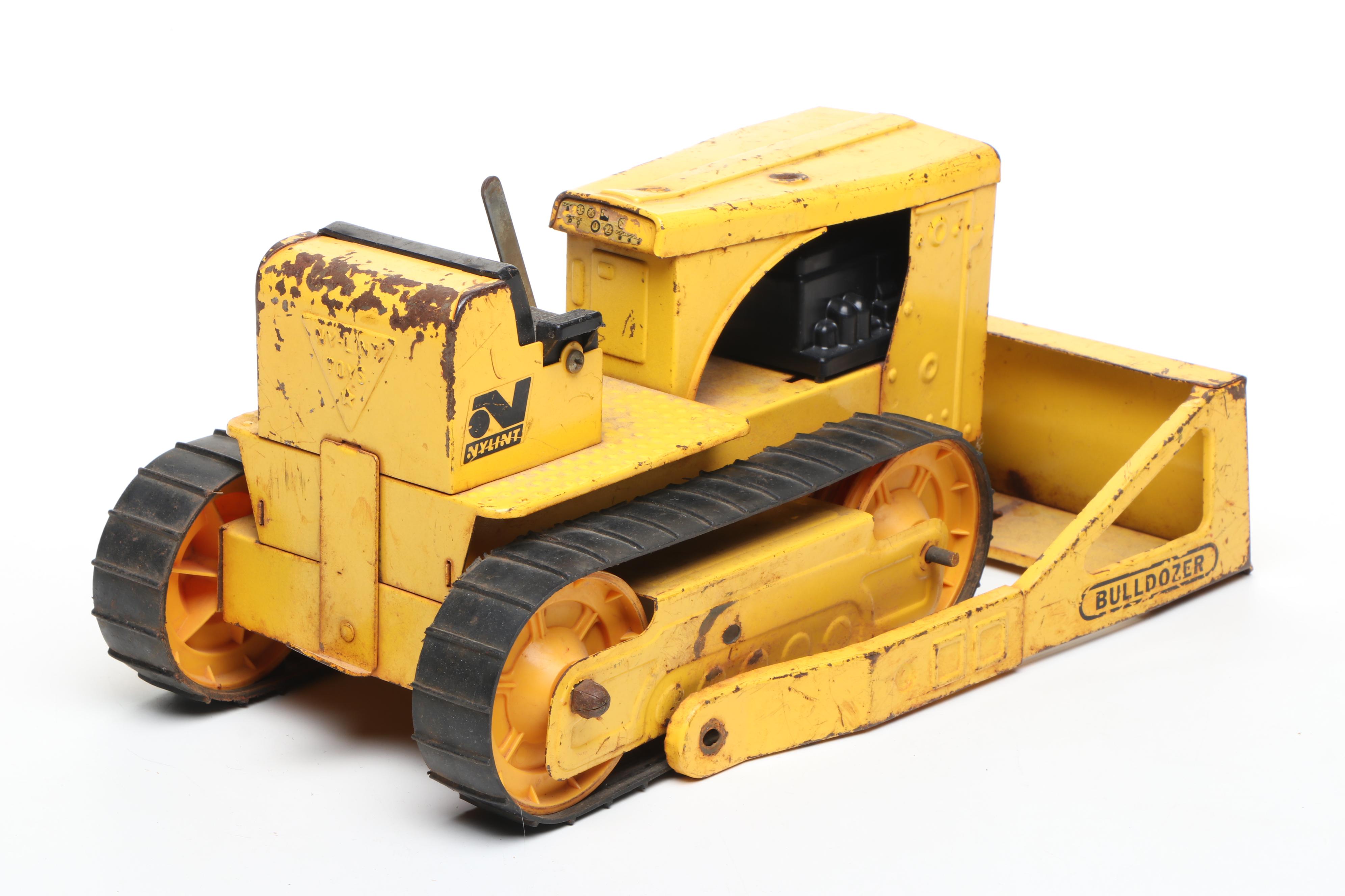 Nylint Diecast Bulldozers with Structo Earth Mover