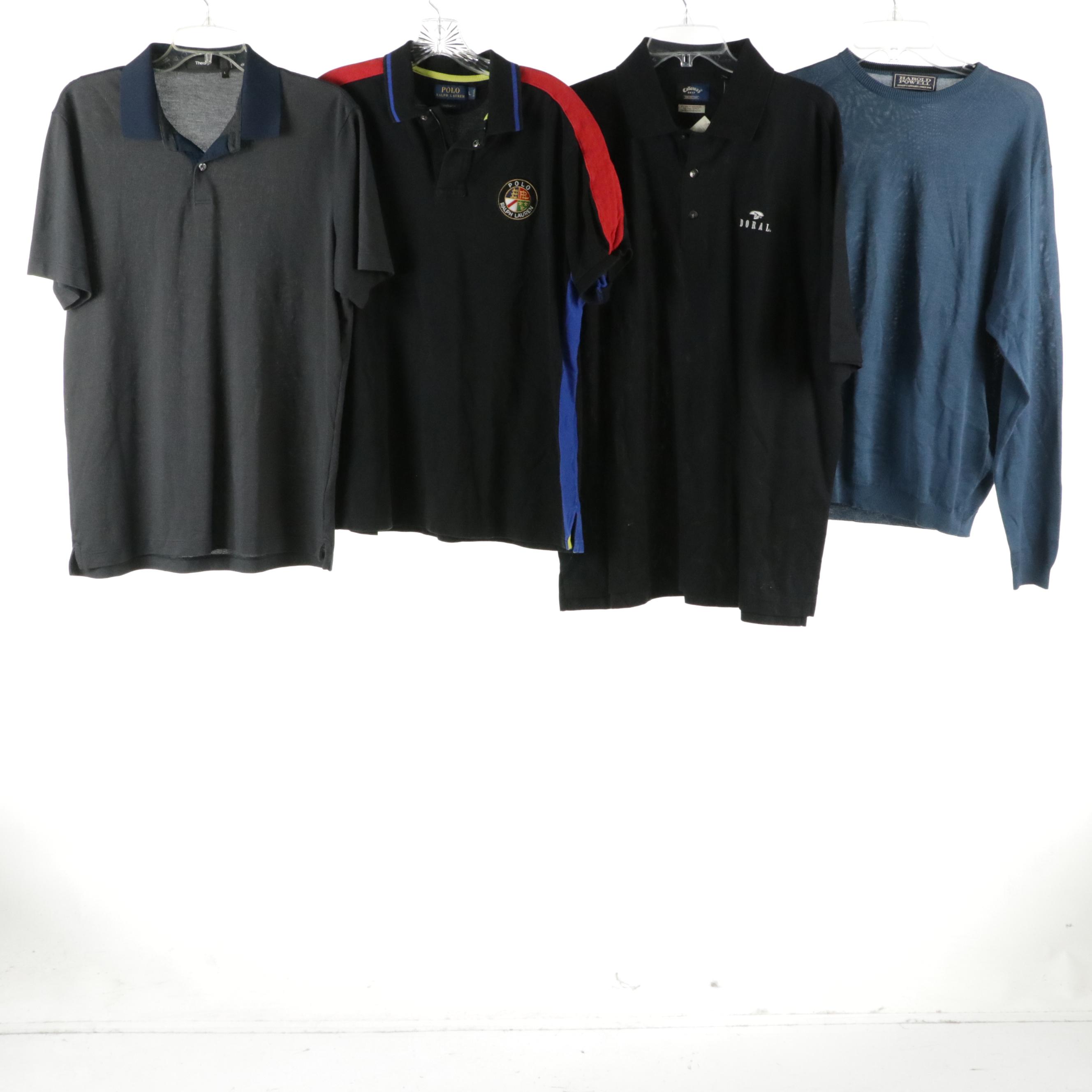 Men's Harold Powell Silk Blend Sweater, Polo Ralph Lauren & Other Polo Shirts