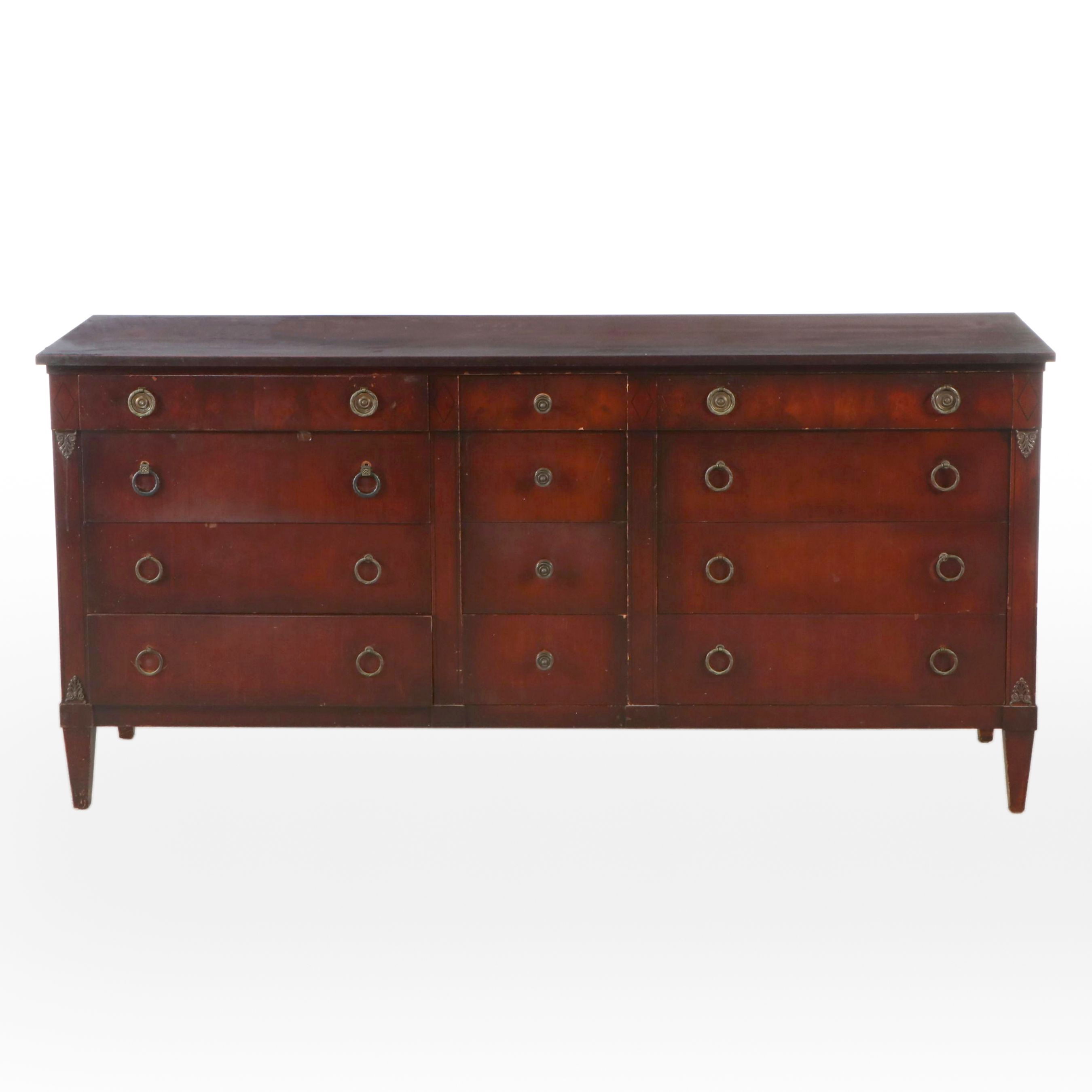 Biedermeier Style Mahogany Chest of Drawers