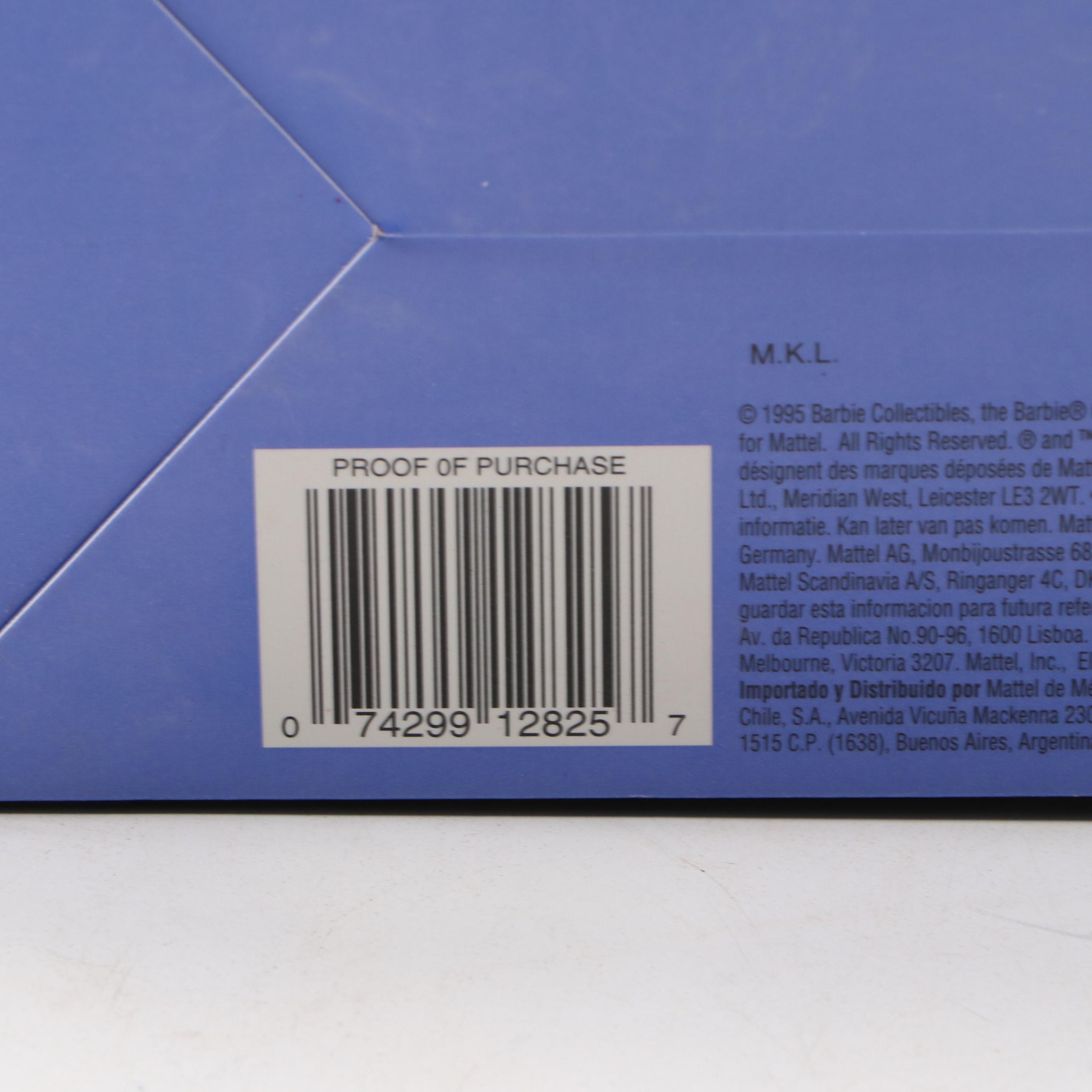 Mattel "Evening Pearl" Porcelain Limited Edition Barbie Doll, 1995