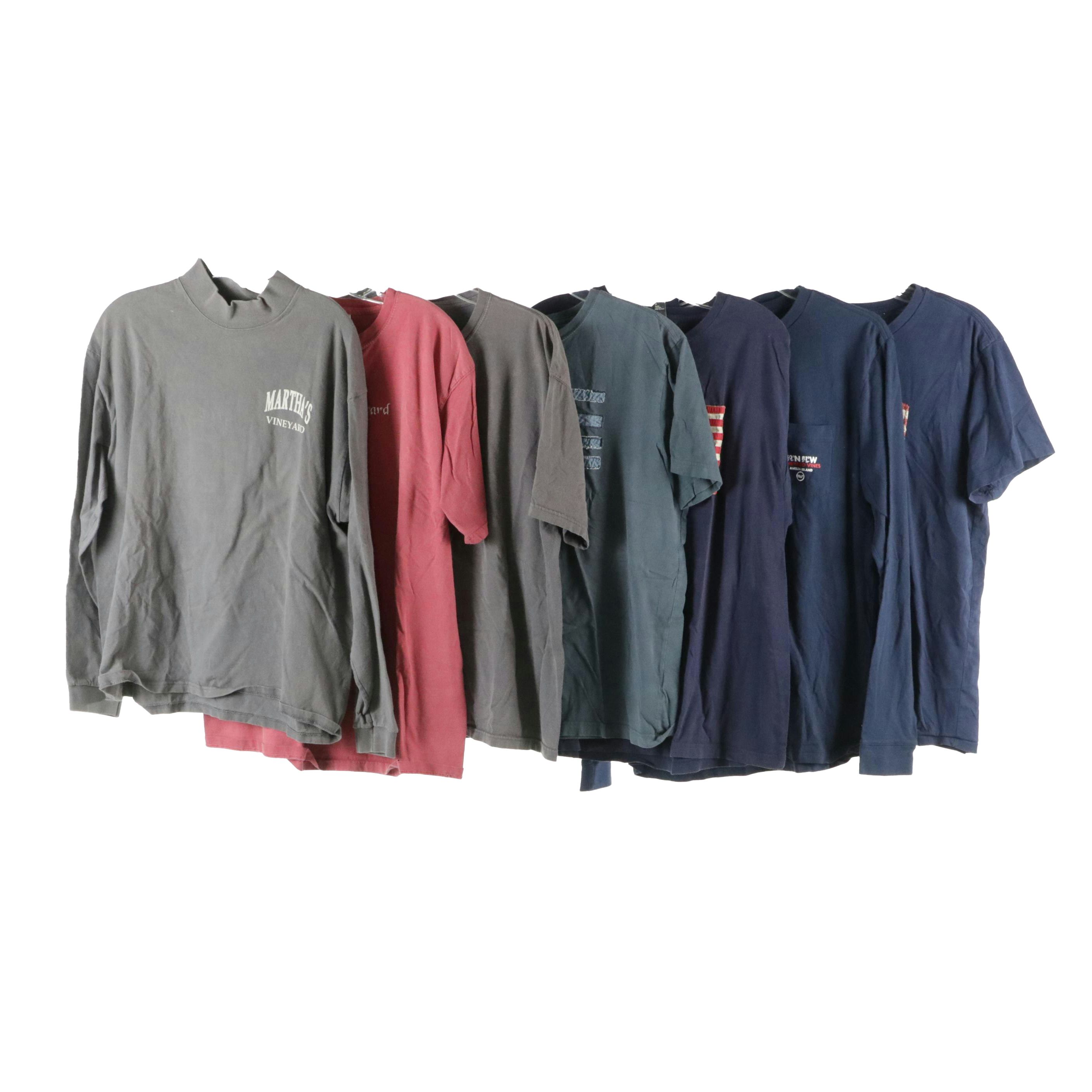 Men's Martha's Vineyard Crewneck, Vineyard Vines, Ralph Lauren & Other T-Shirts