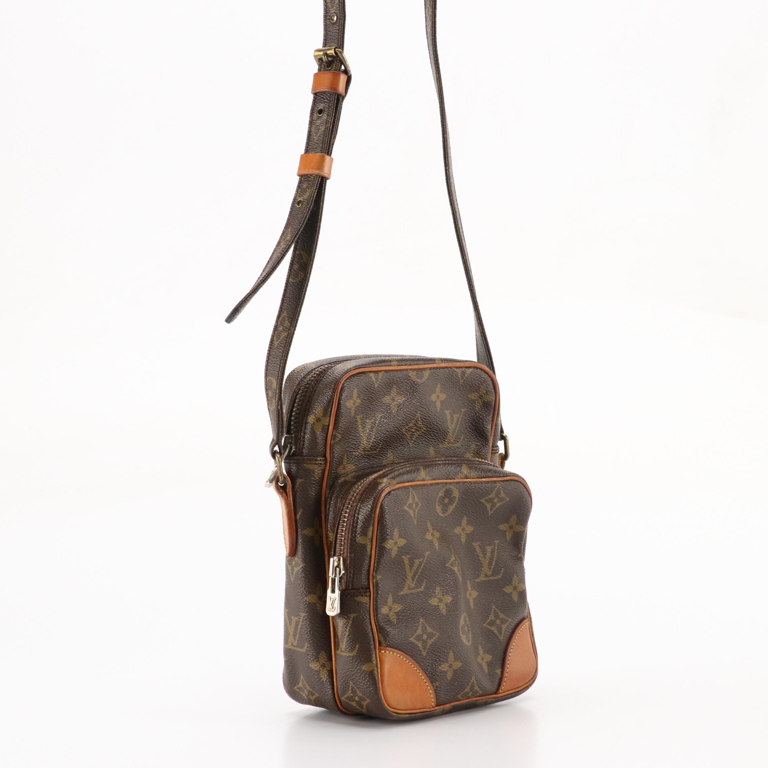 Louis Vuitton Amazone Crossbody Bag in Monogram Canvas and Leather