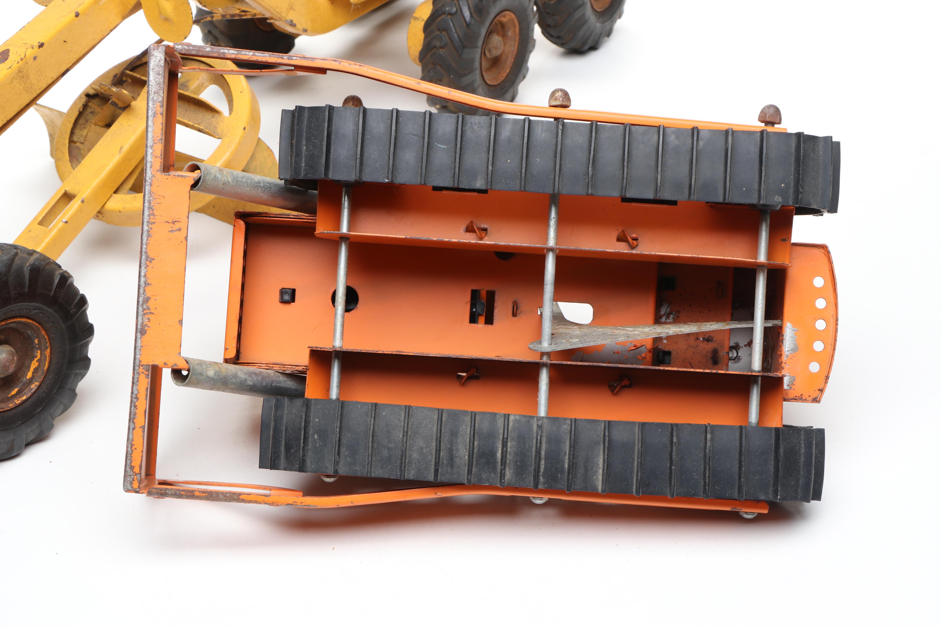 Tonka Giant Bulldozer and Doepke Adams Road Grader