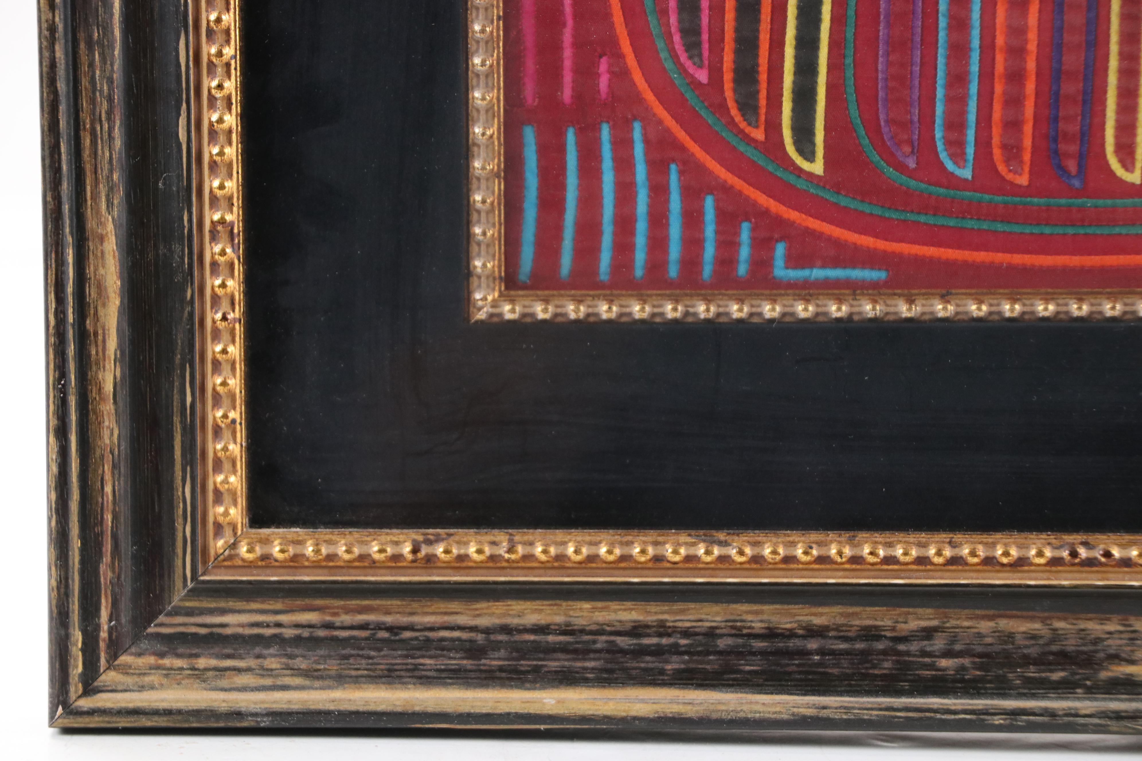 Kuna Mola Textile Folk Art of Bird, Late 20th/Early 21st Century