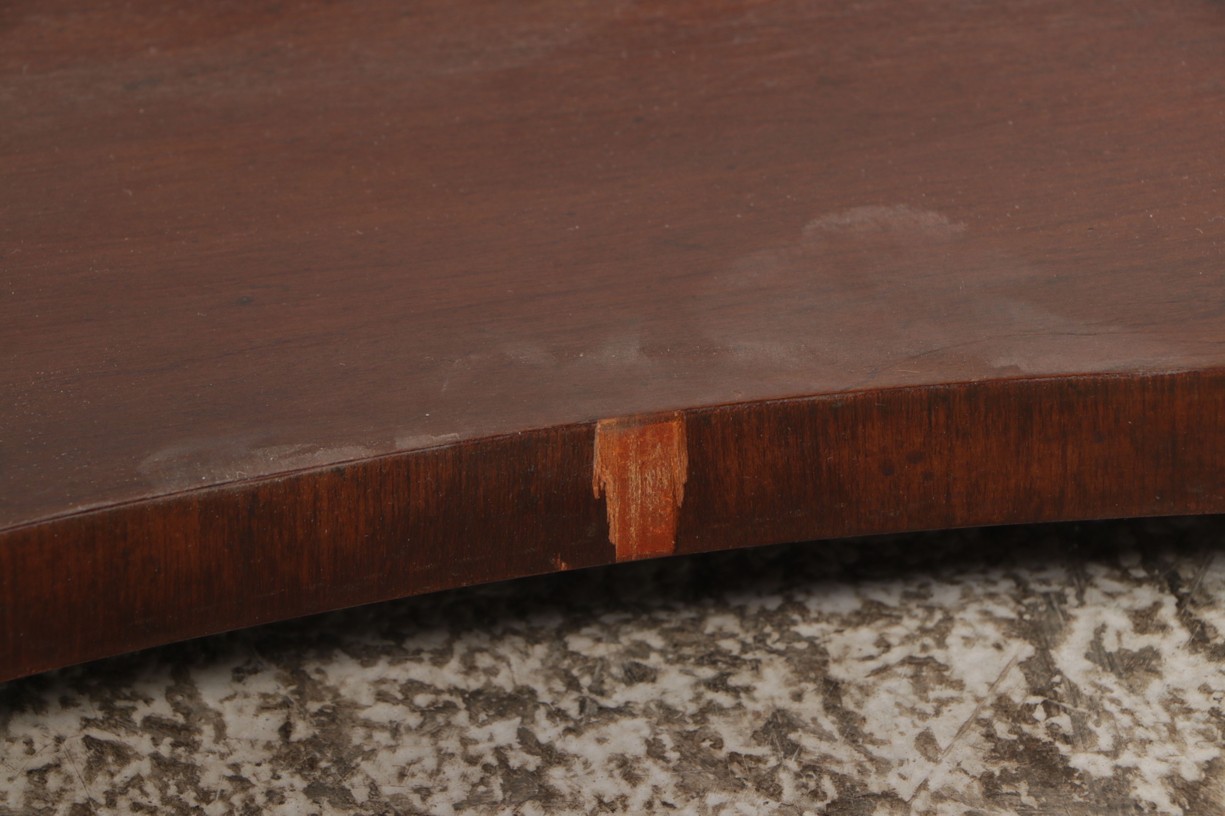 Pair of Baker Furniture Empire Style Burl Wood and Walnut End Tables