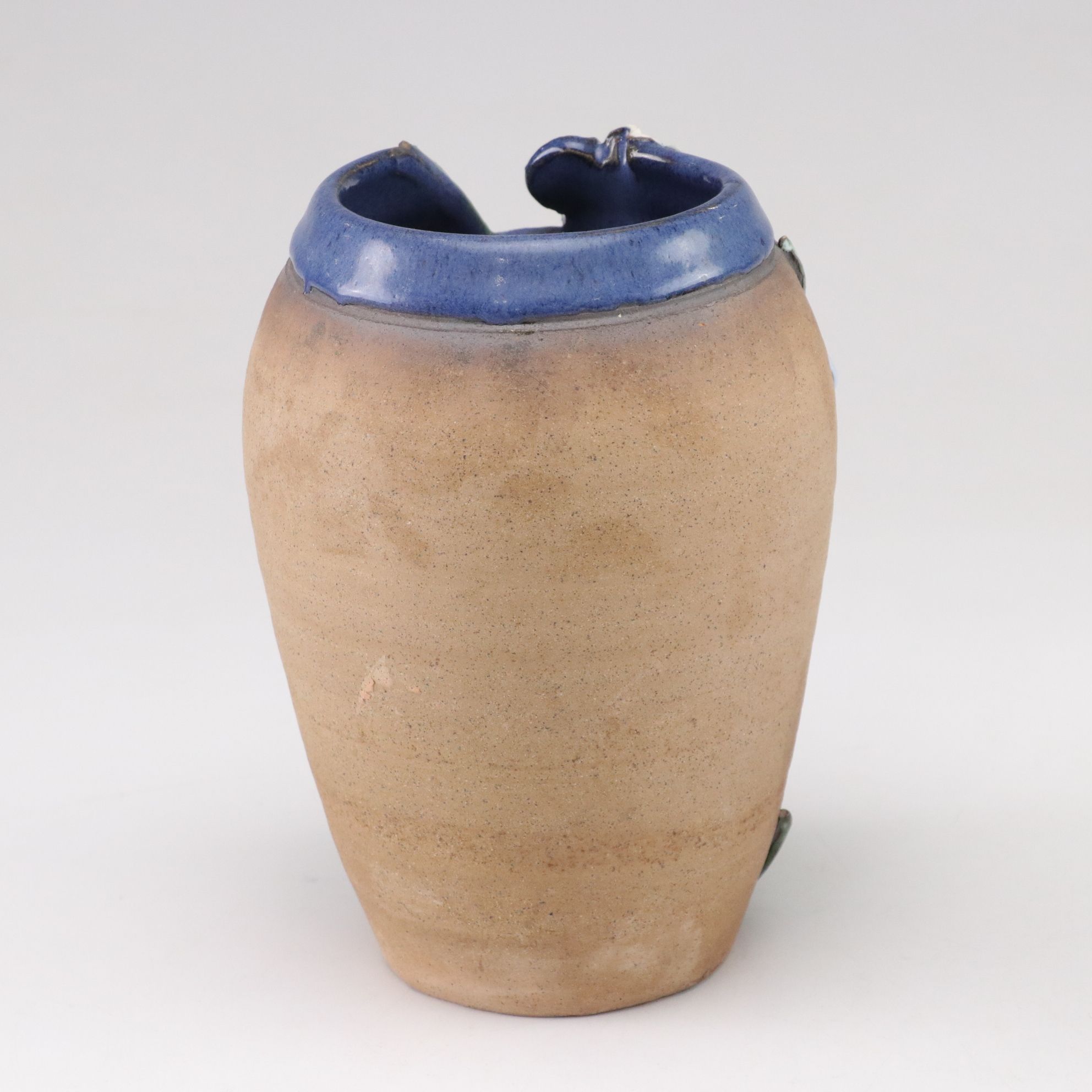 Old Patagonia Pottery Hibiscus, Iris and Violets on Vases