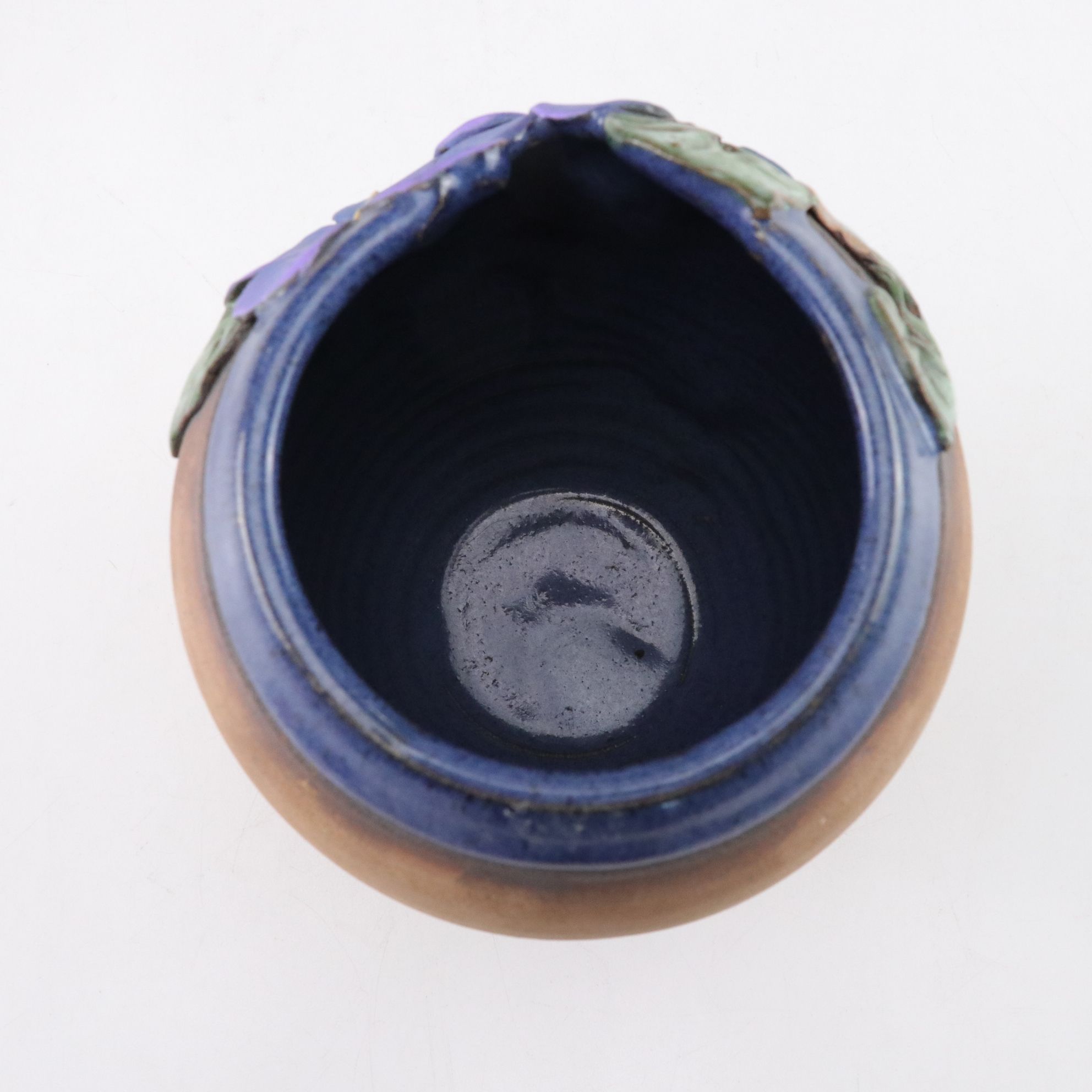 Old Patagonia Pottery Hibiscus, Iris and Violets on Vases