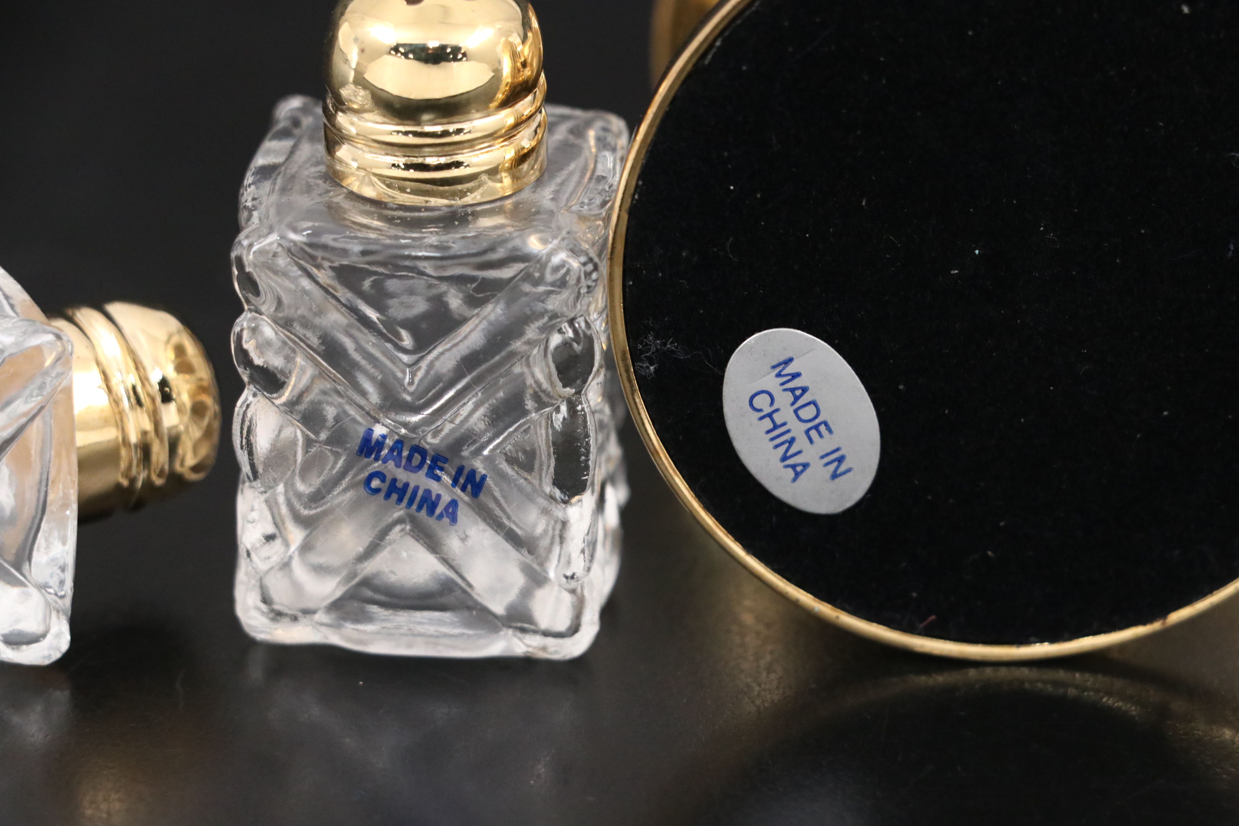 International Gold Electroplate Flatware Set with Other Table Accessories