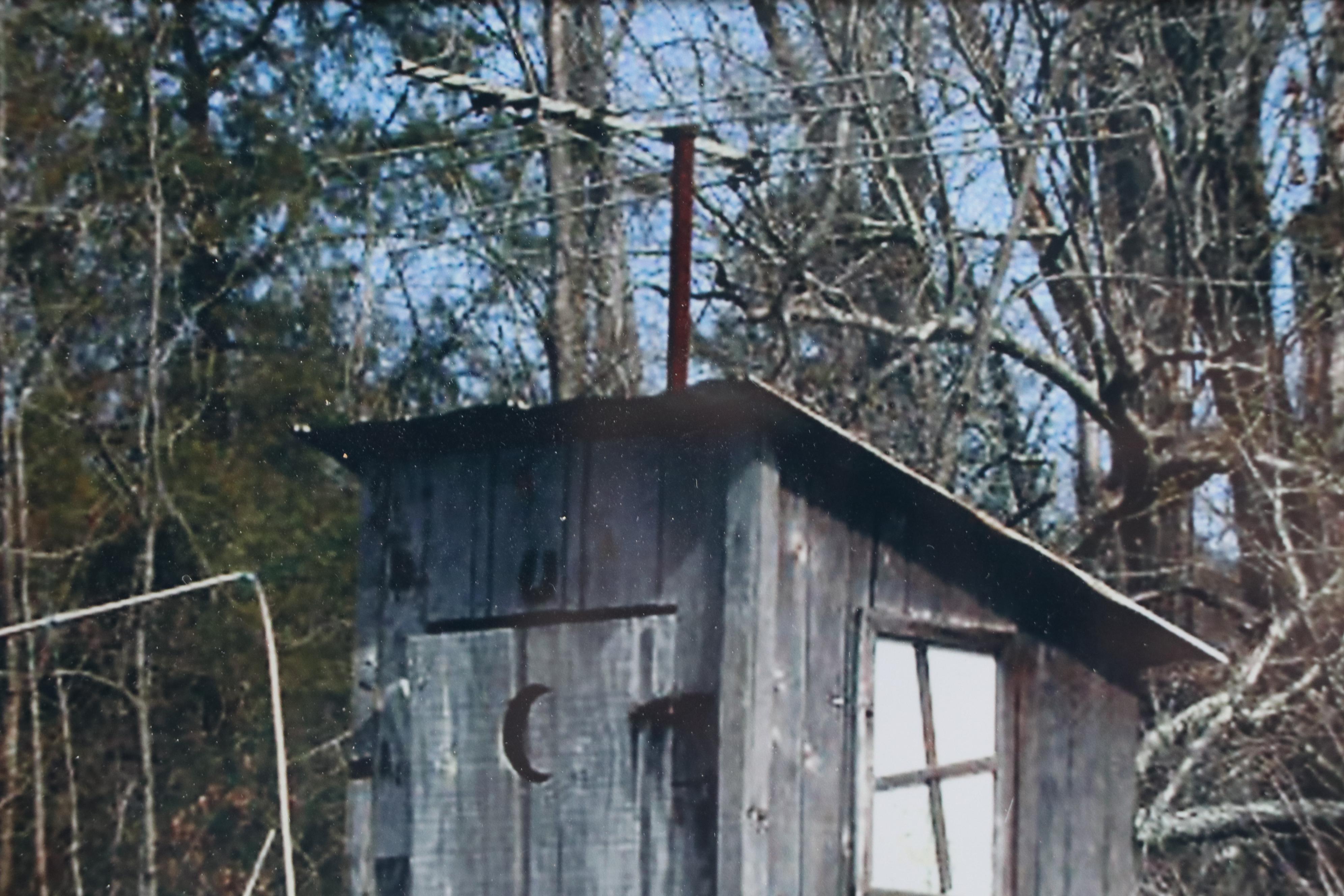 Digital Photograph of Wooden Outhouse, Circa 2010