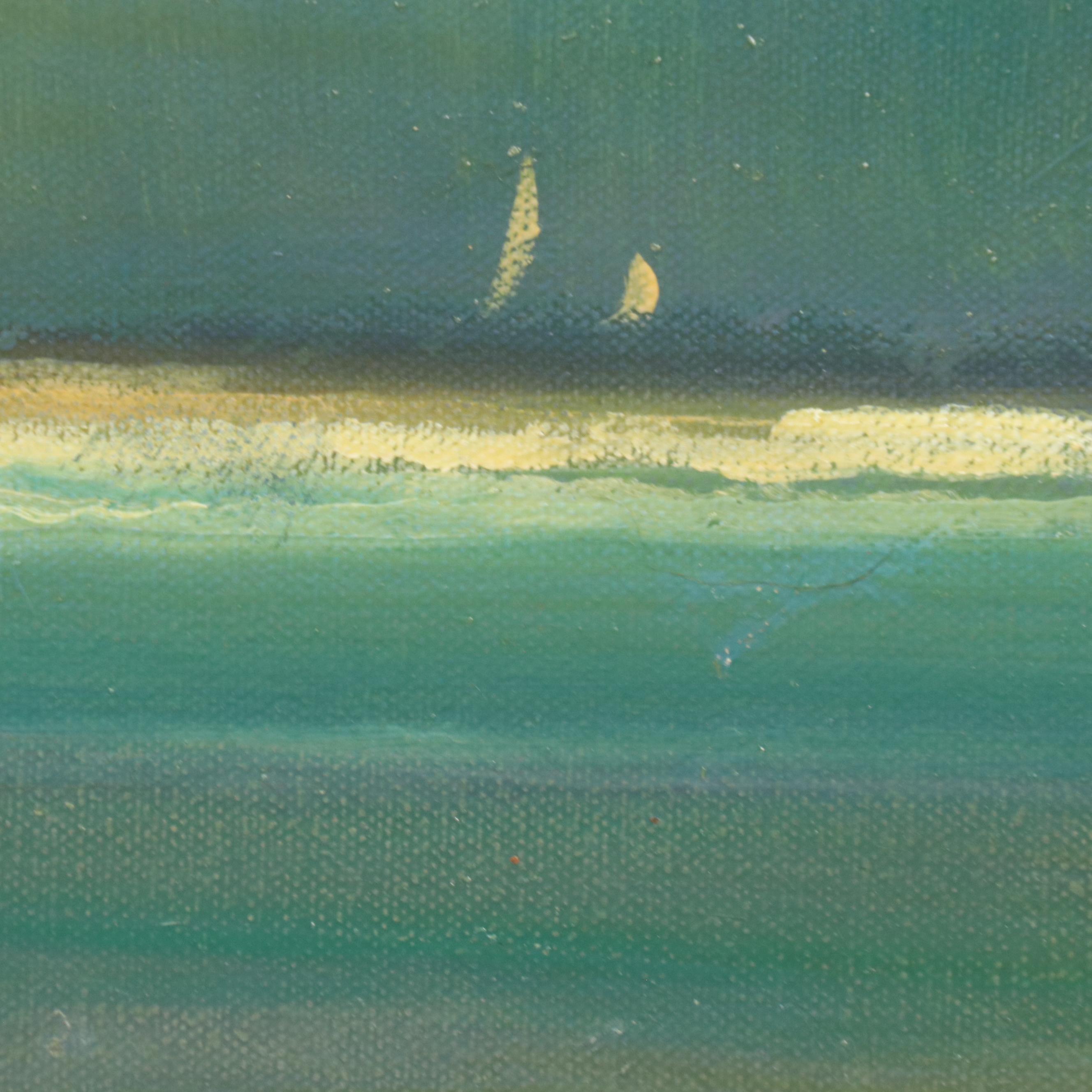 R. Michael Shannon Oil Painting of Coastal Landscape