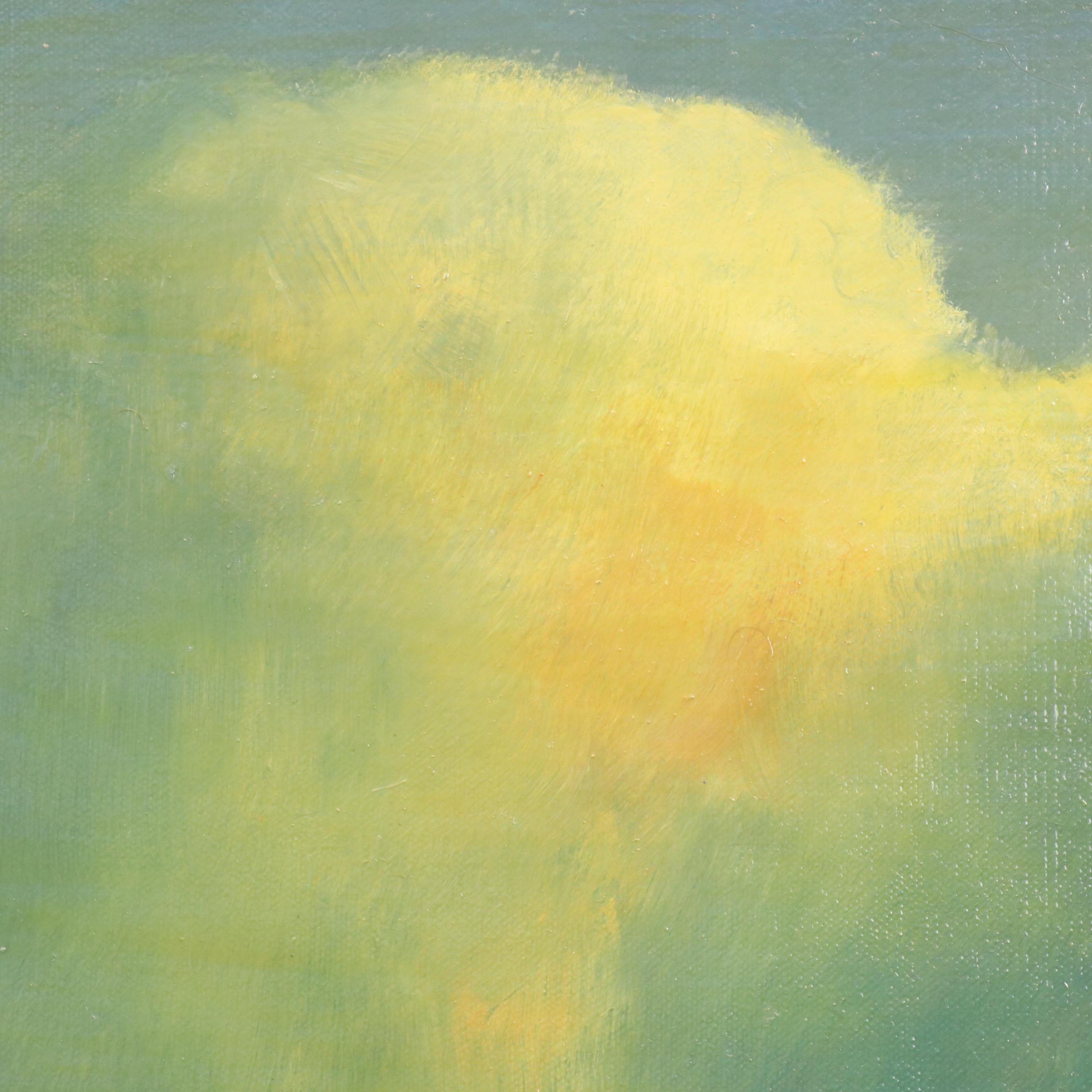 R. Michael Shannon Oil Painting of Coastal Landscape