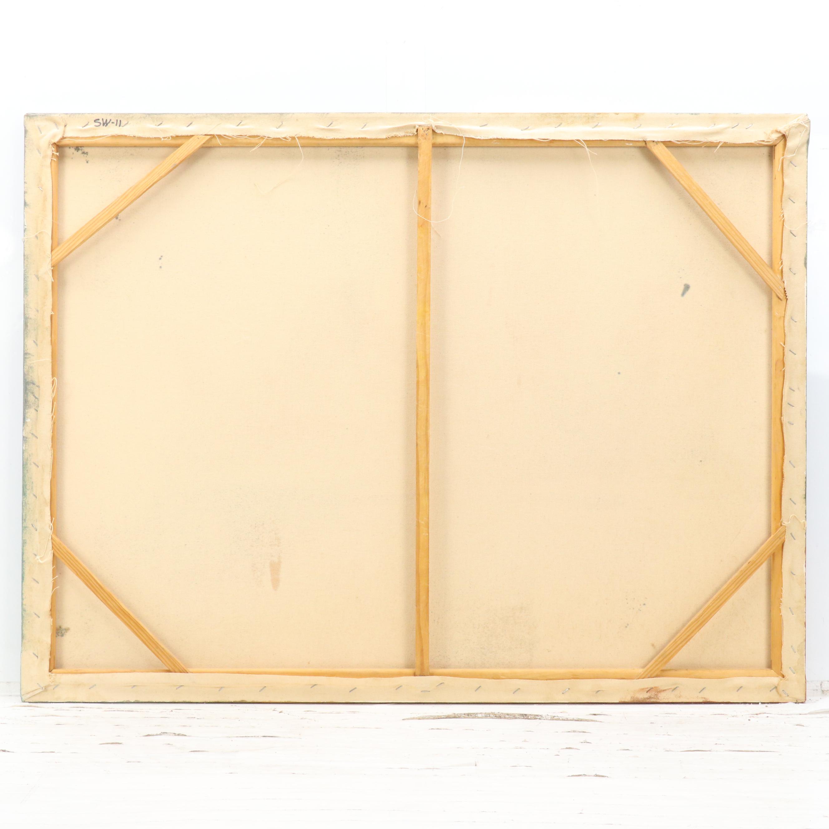 R. Michael Shannon Oil Painting of Coastal Landscape