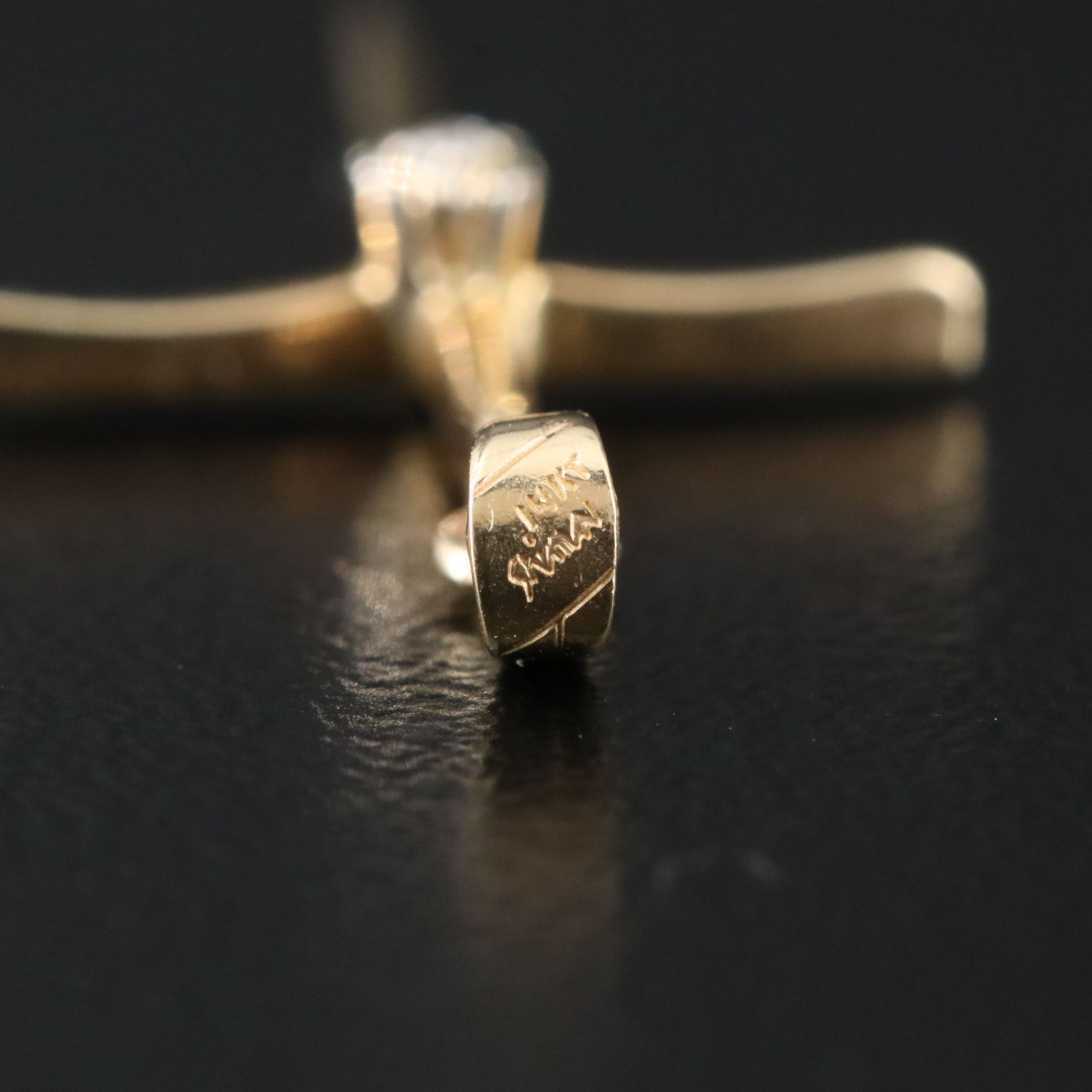 14K Diamond Cross Pendants