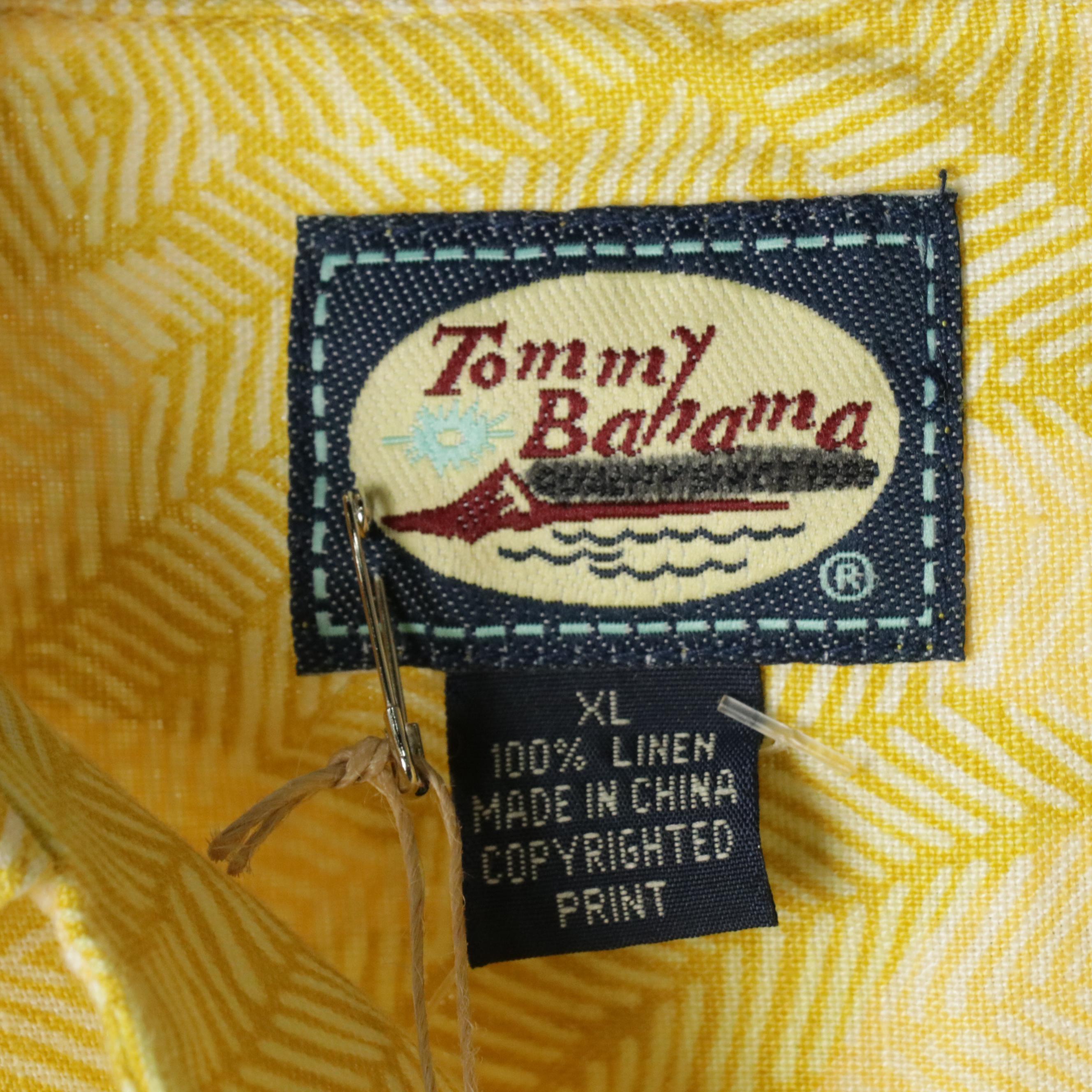 Men's Silk and Linen Polo & Button-Up's From Tommy Bahama W/ Other Swim Trunks