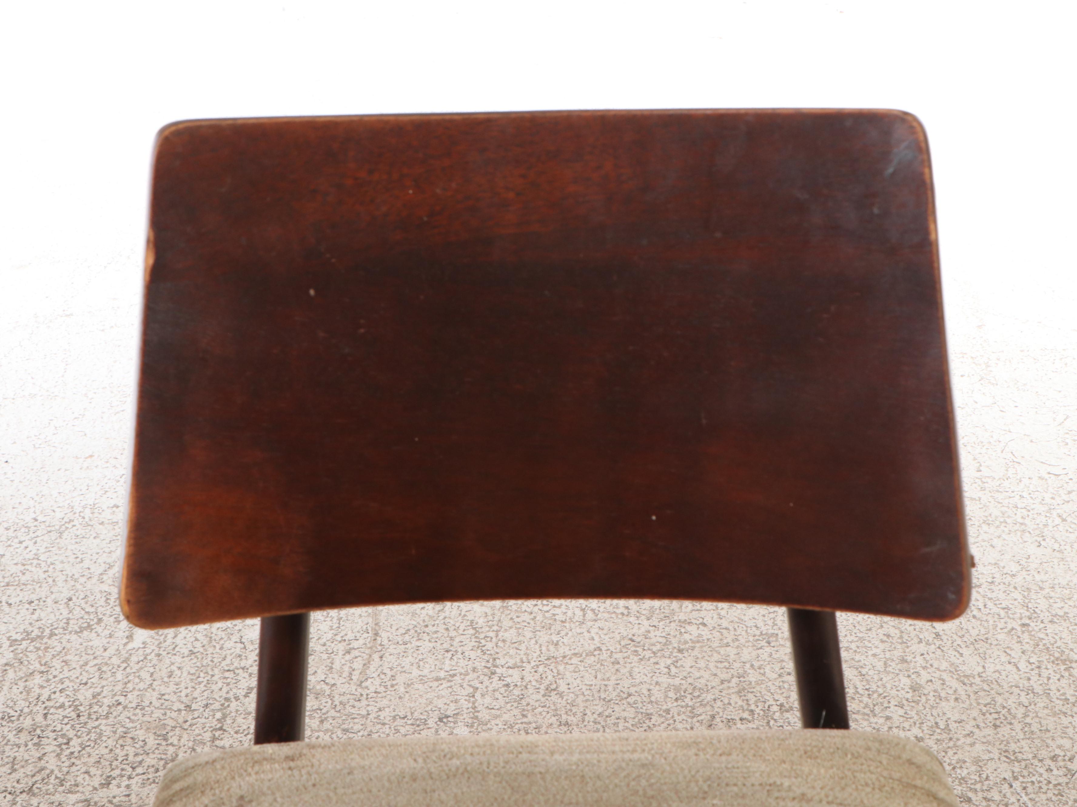 Mid Century Modern Walnut Desk with John Stuart Plywood Chair