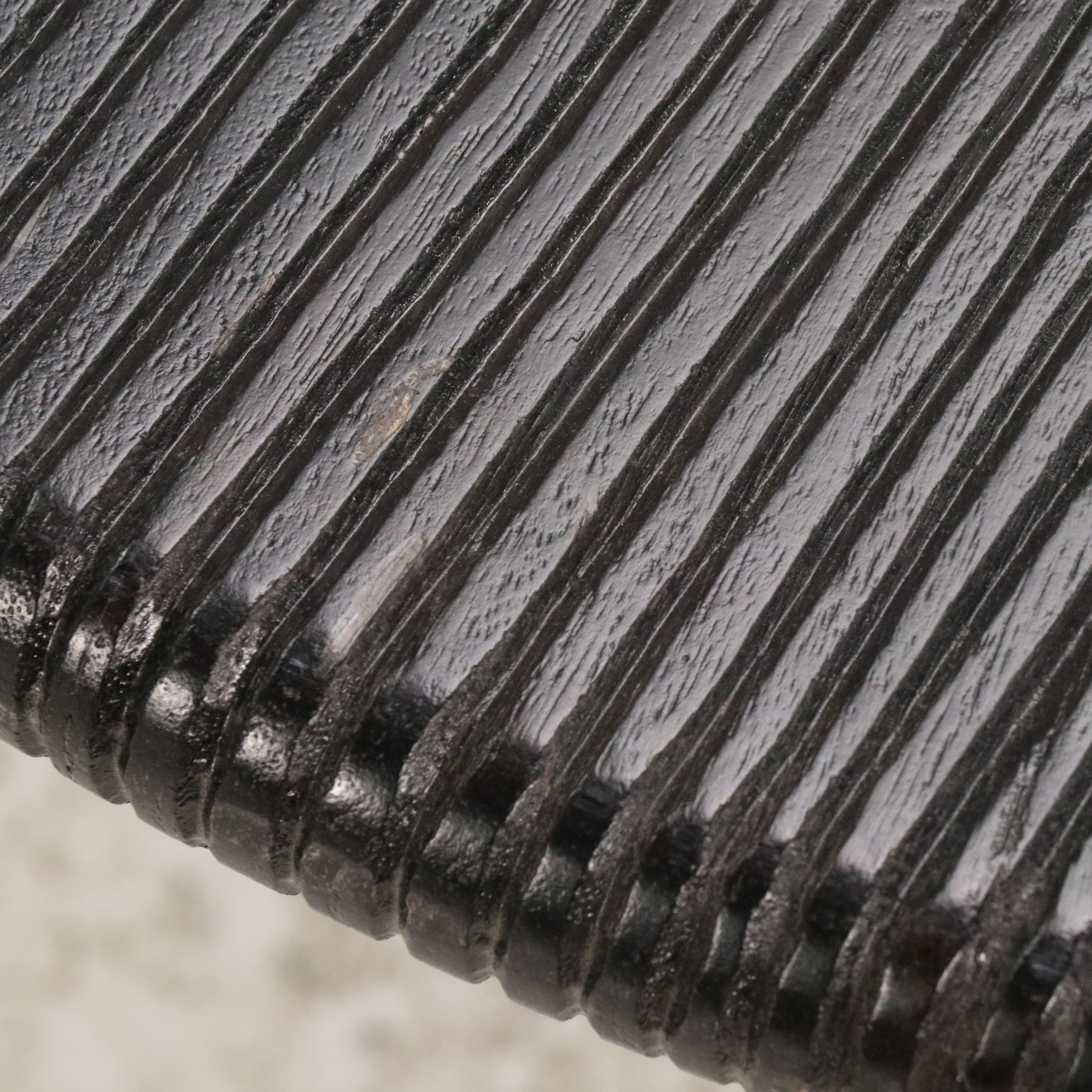 Contemporary Modern Ebonized Wood Coffee Table