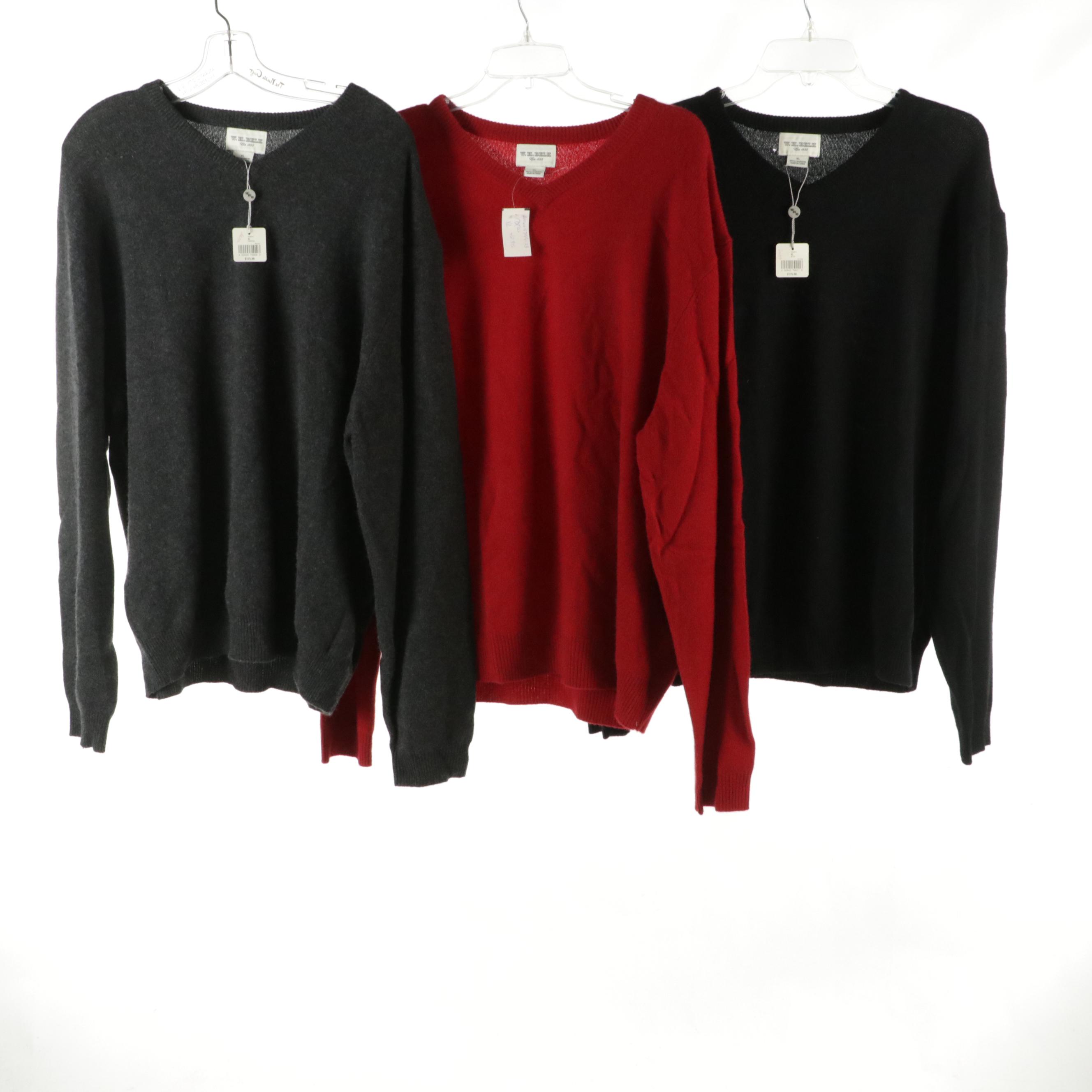 Men's Cashmere Sweaters from Polo Ralph Lauren, W.H. Belk and Roundtree & Yorke