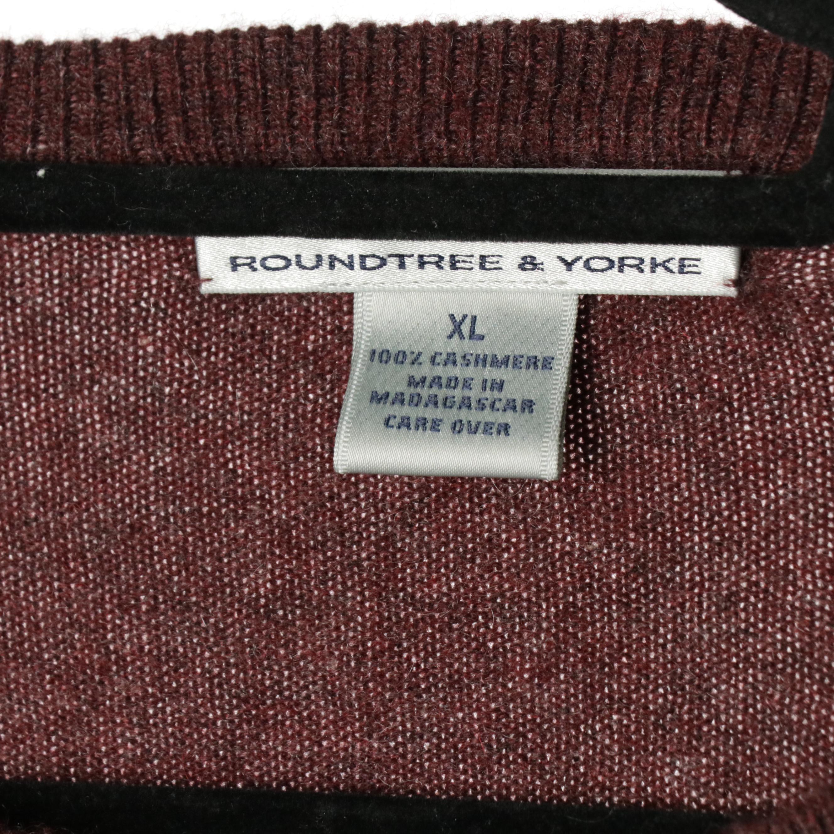 Men's Cashmere Sweaters from Polo Ralph Lauren, W.H. Belk and Roundtree & Yorke
