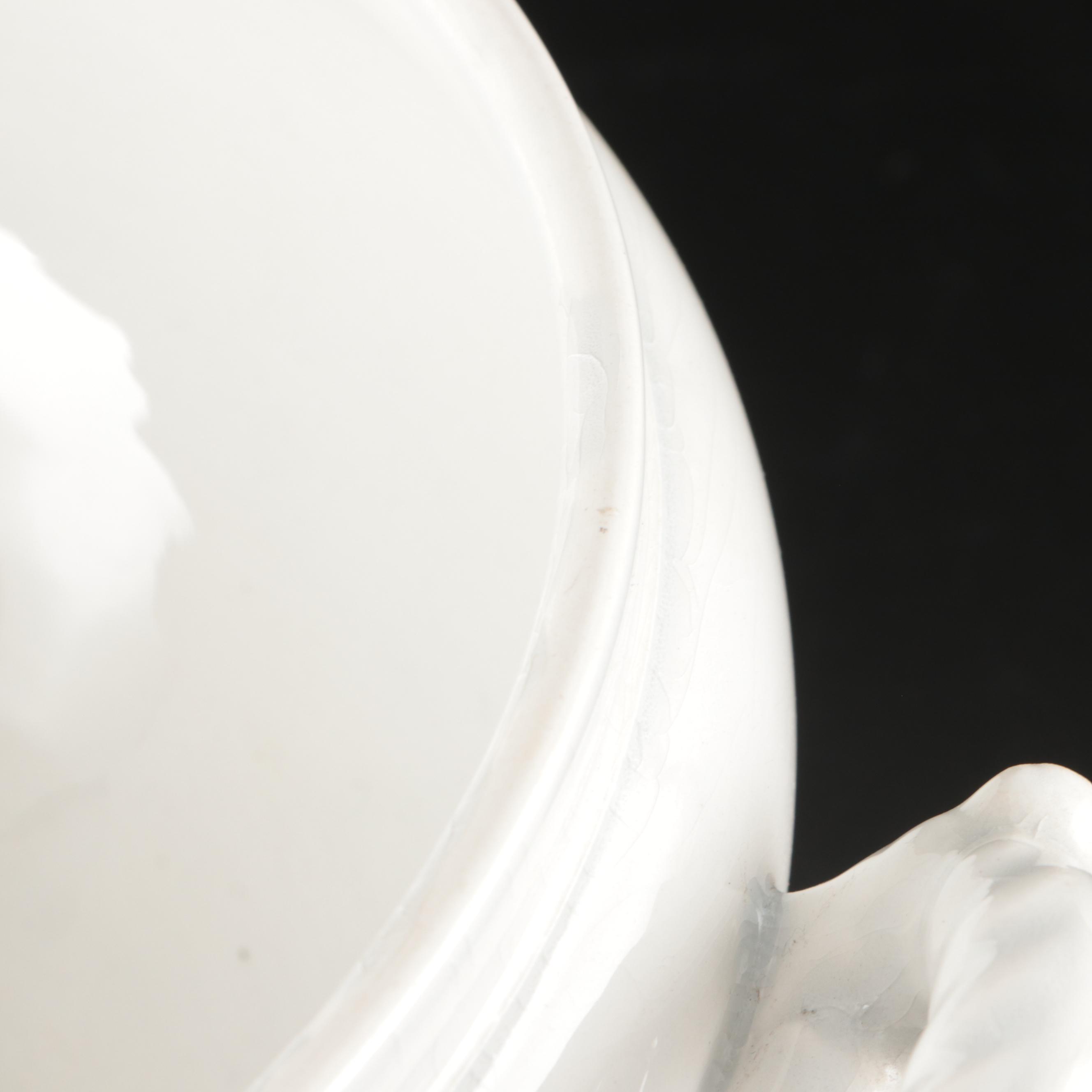 Boch Frères Belgian Ceramic Tureen with Societe Ceramique Ladle