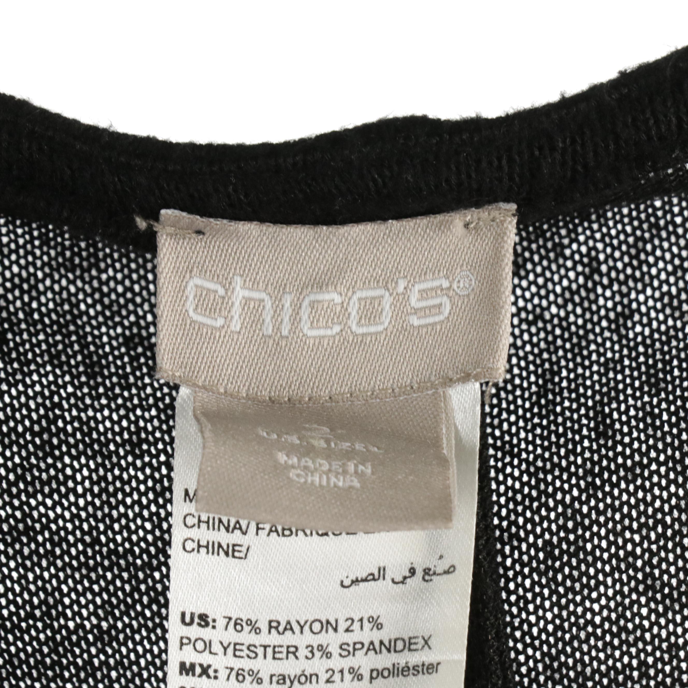 Abercombie & Fitch Jean Button-Front Vest, Chico's & Other Black Cardigan & More