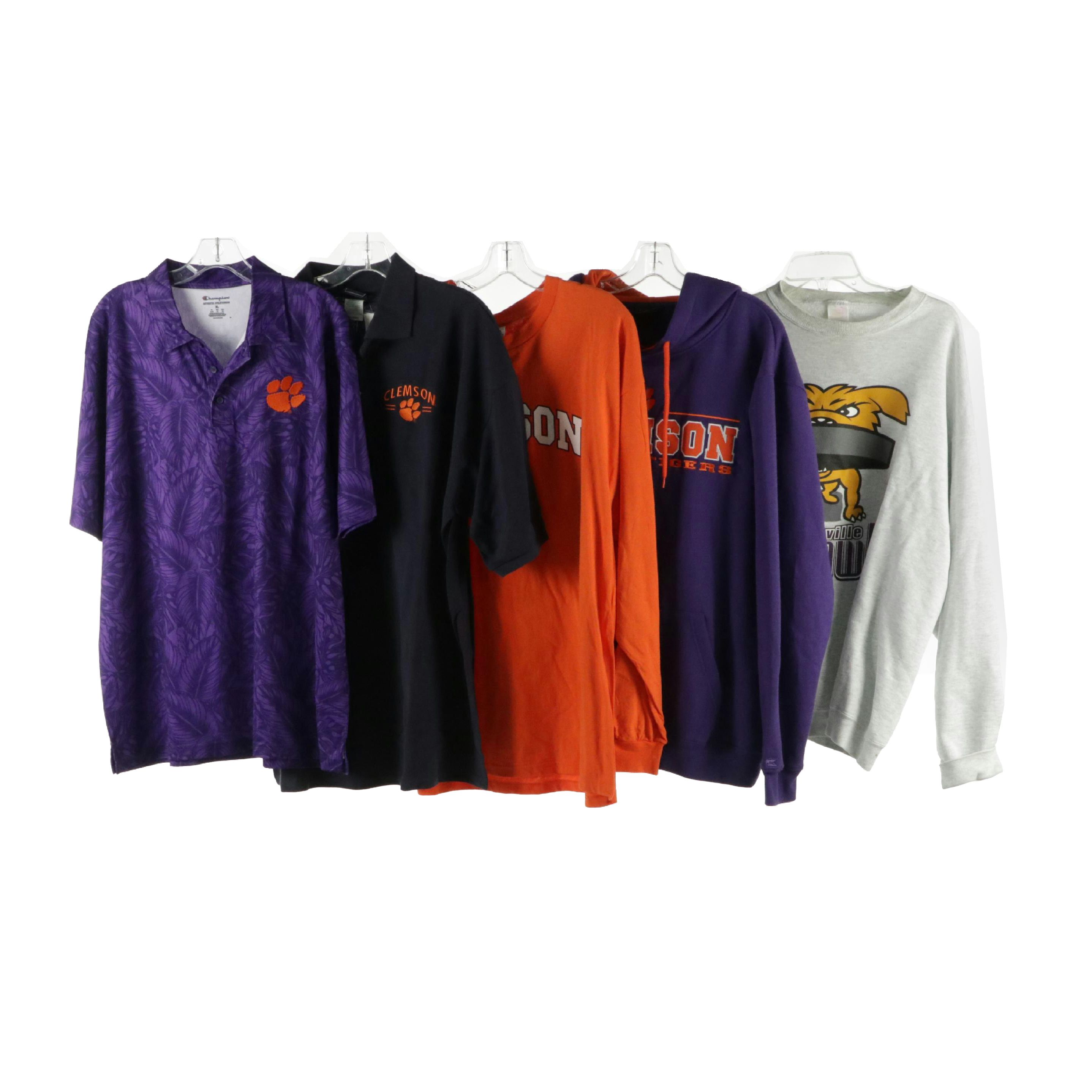 Men's Clemson Tigers Crewneck, Polo Shirts and Hoodie with Other Crewneck