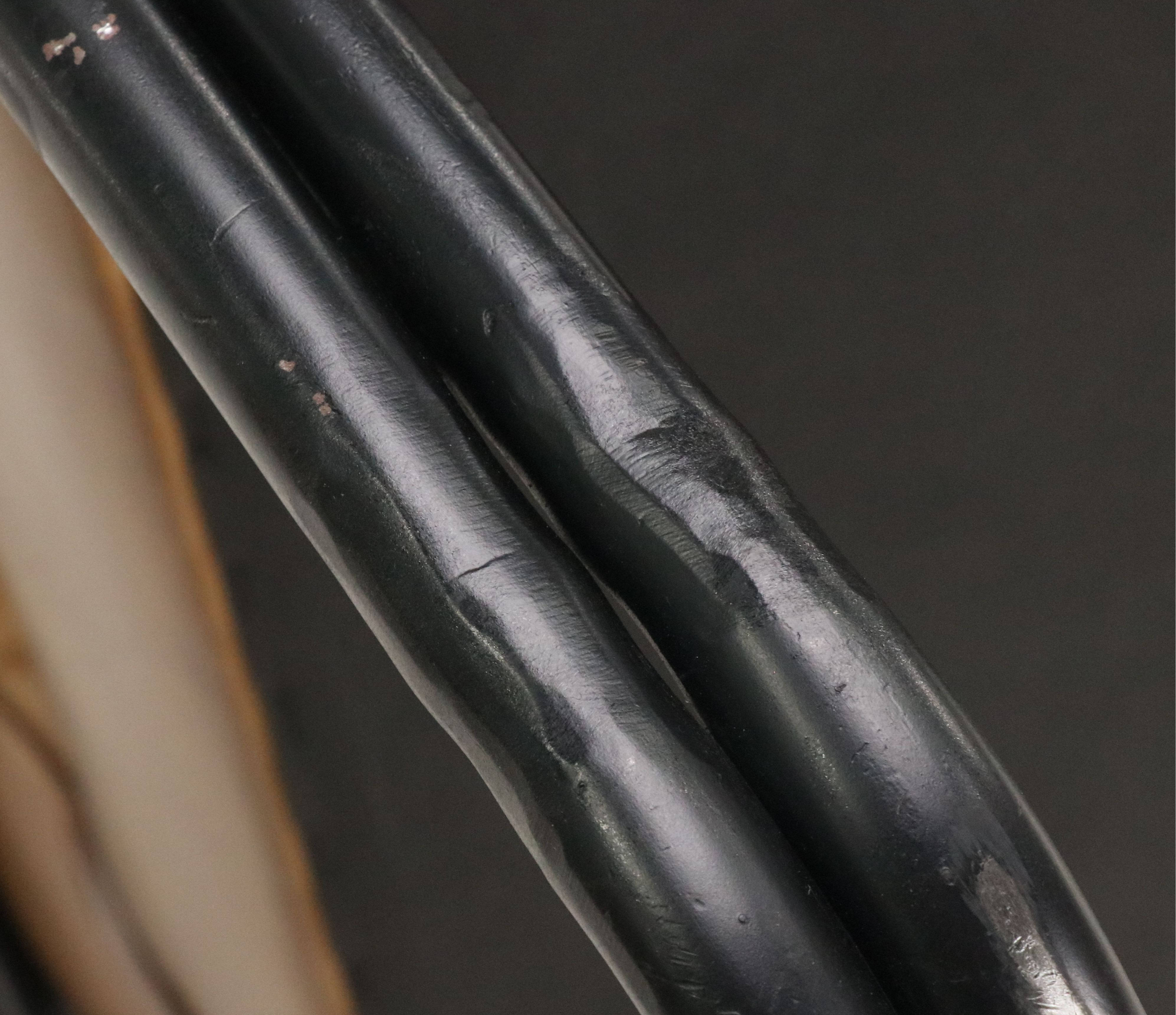 Mid Century Modern Style Quilted Vinyl Armchair