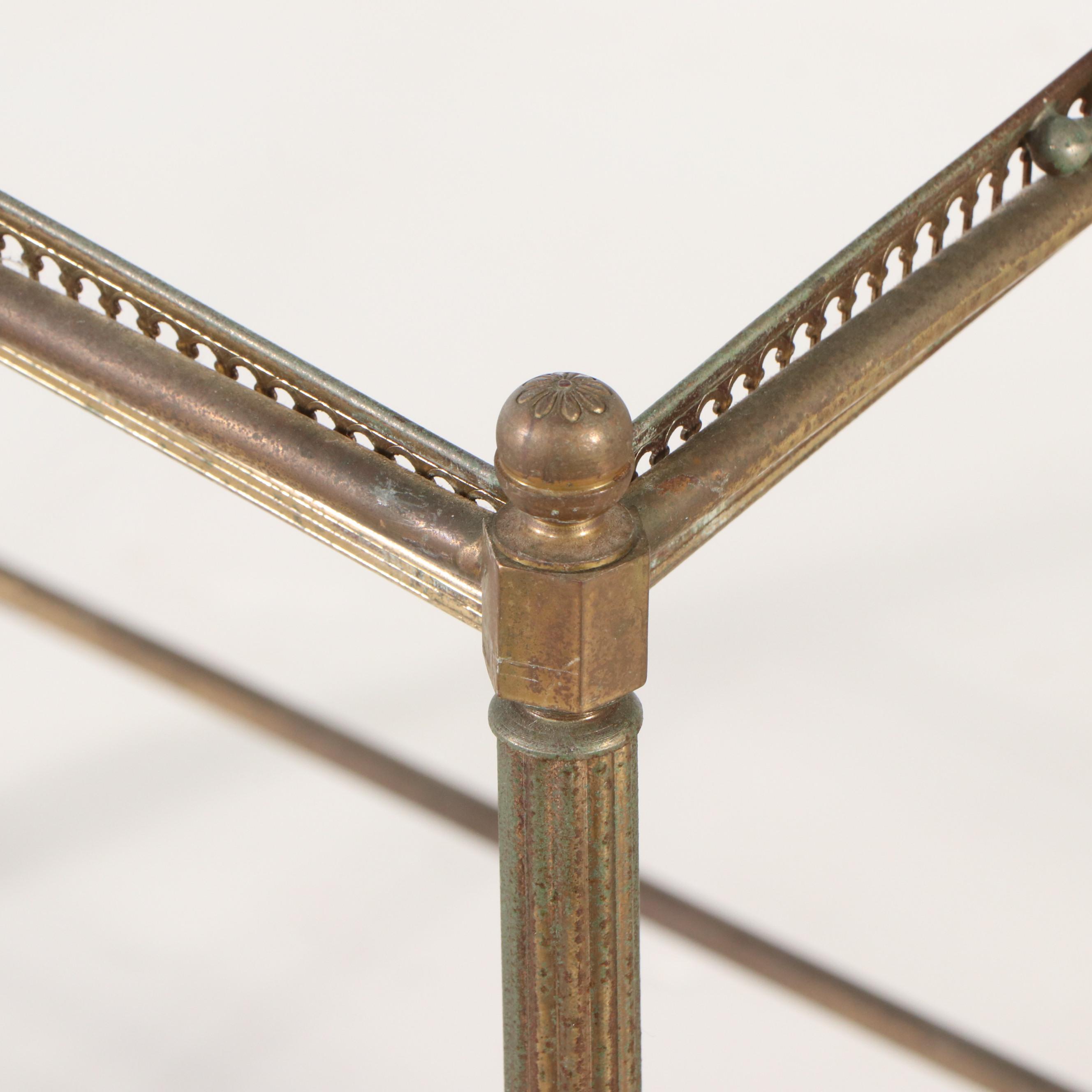 Set of Hollywood Regency Style Metal Nesting Bar Cart