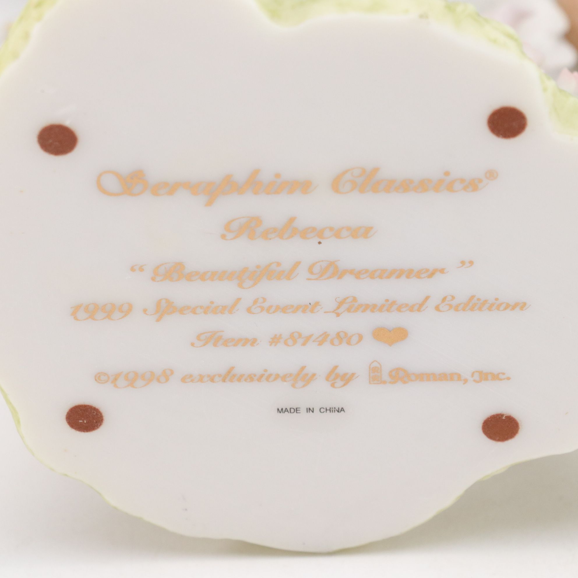 Seraphim Classics "Beautiful Dreamer" & Other Angel Figurines