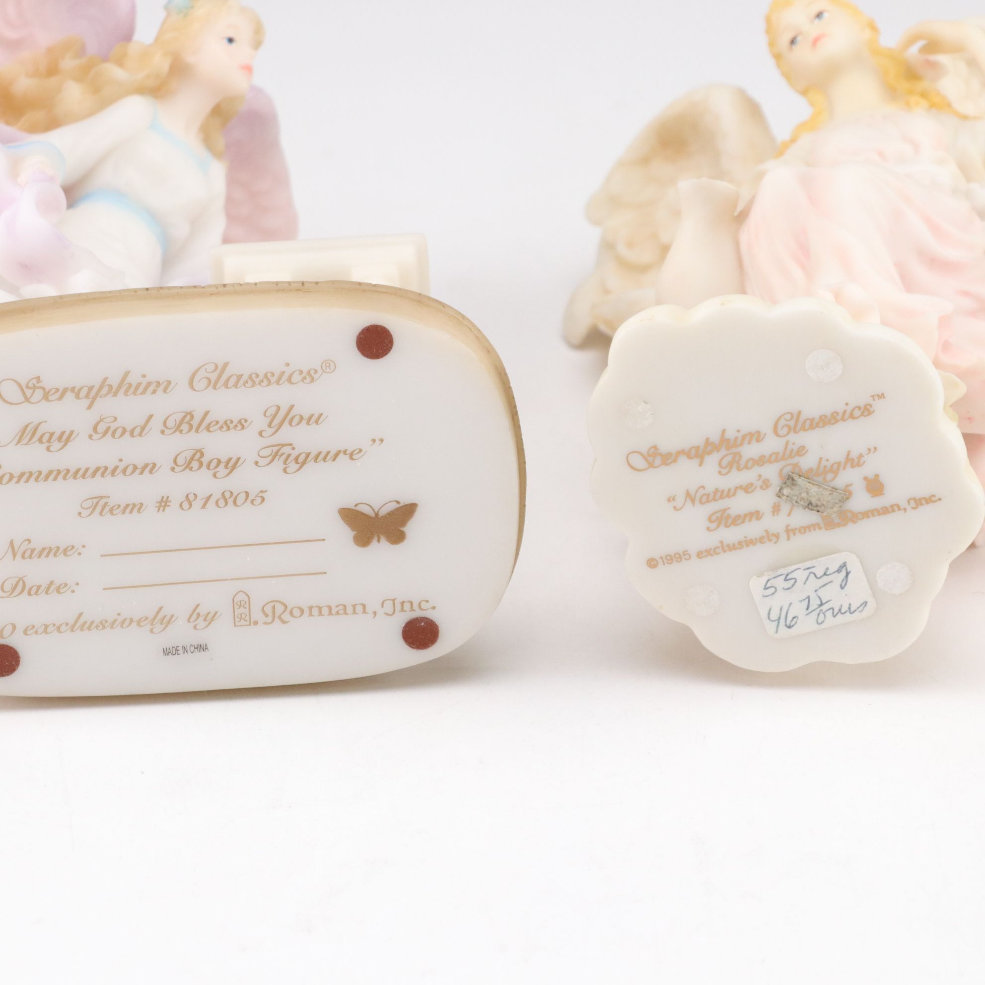Seraphim Classics "Beautiful Dreamer" & Other Angel Figurines