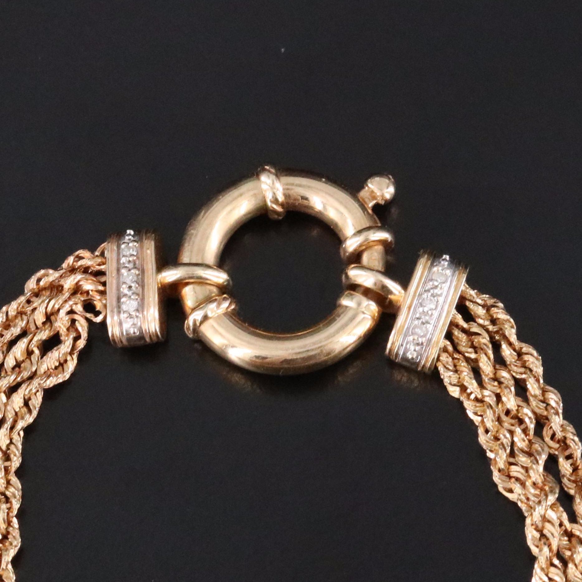 14K 0.03 CTW Diamond Bracelet