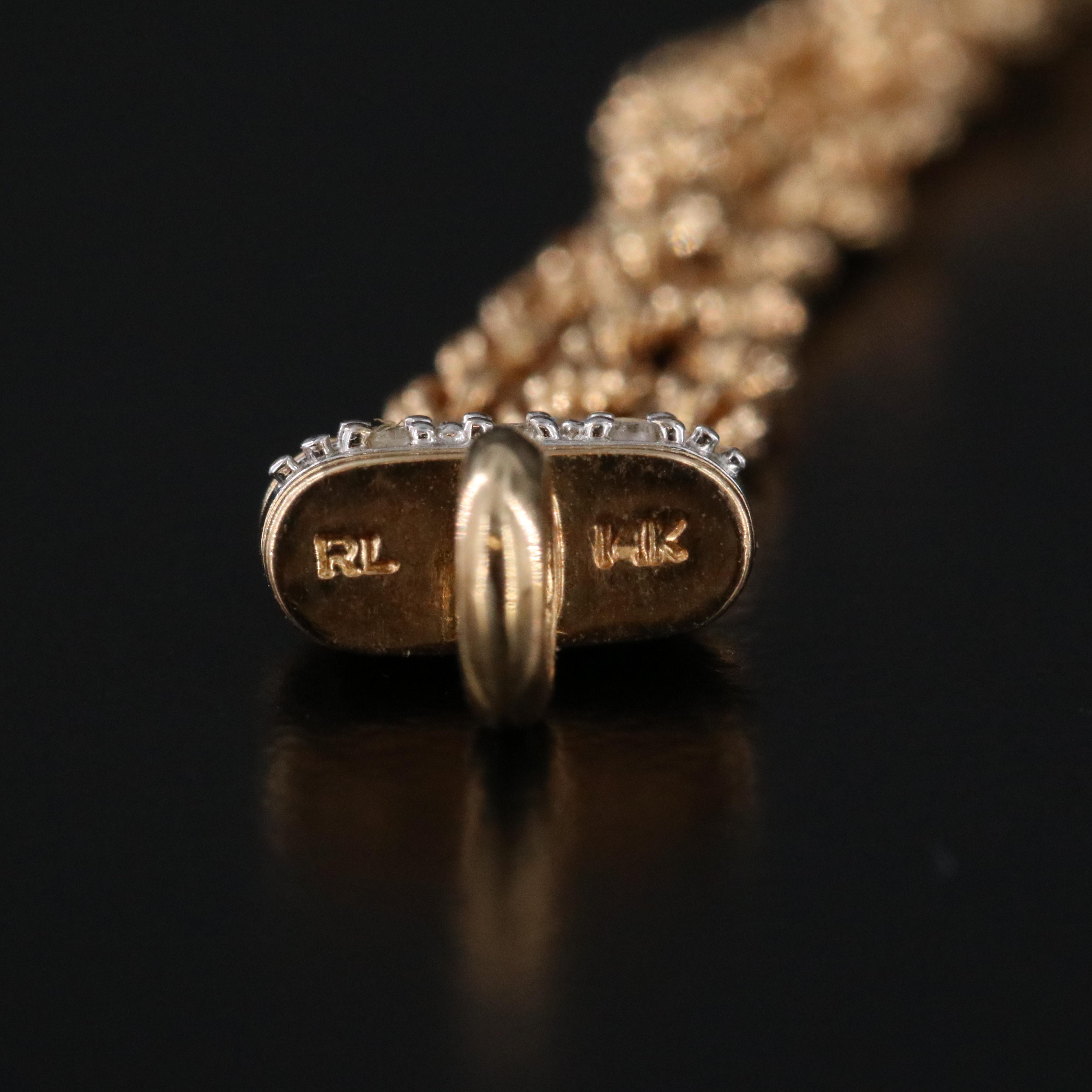 14K 0.03 CTW Diamond Bracelet