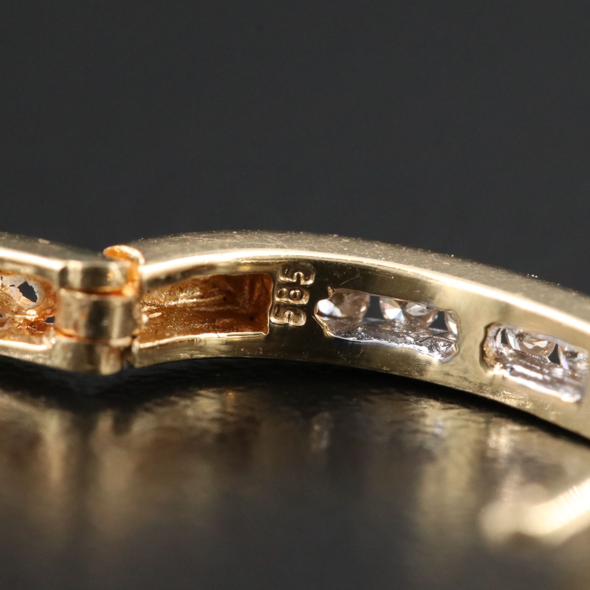 14K 0.24 CTW Diamond Hoop Earrings