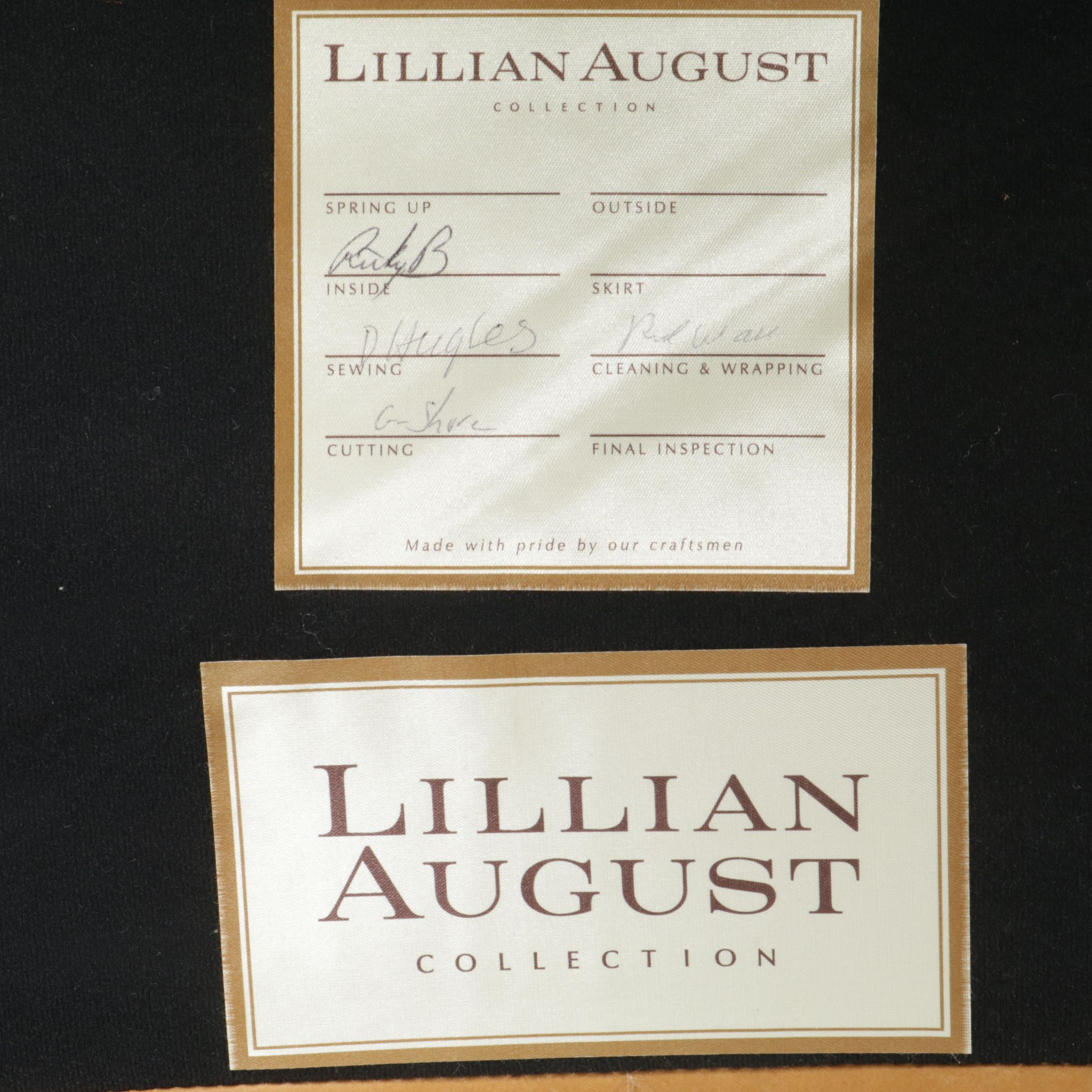 Lillian August X-Leg Bench with Quilted Leather Cushion and Iron Magazine Rack