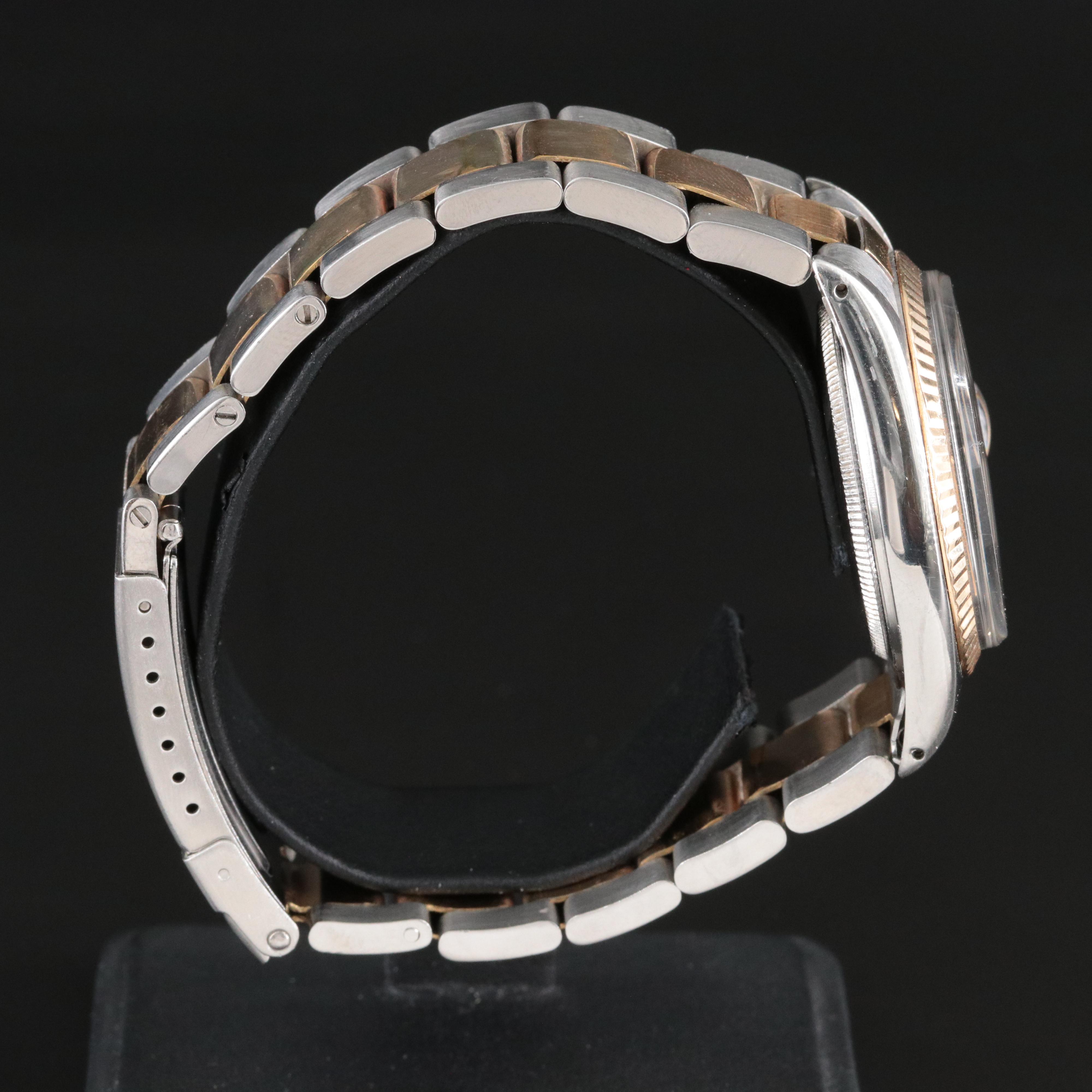 1970 Rolex Modified Datejust Custom Diamond Dial, Bezel and Band 1601 Watch